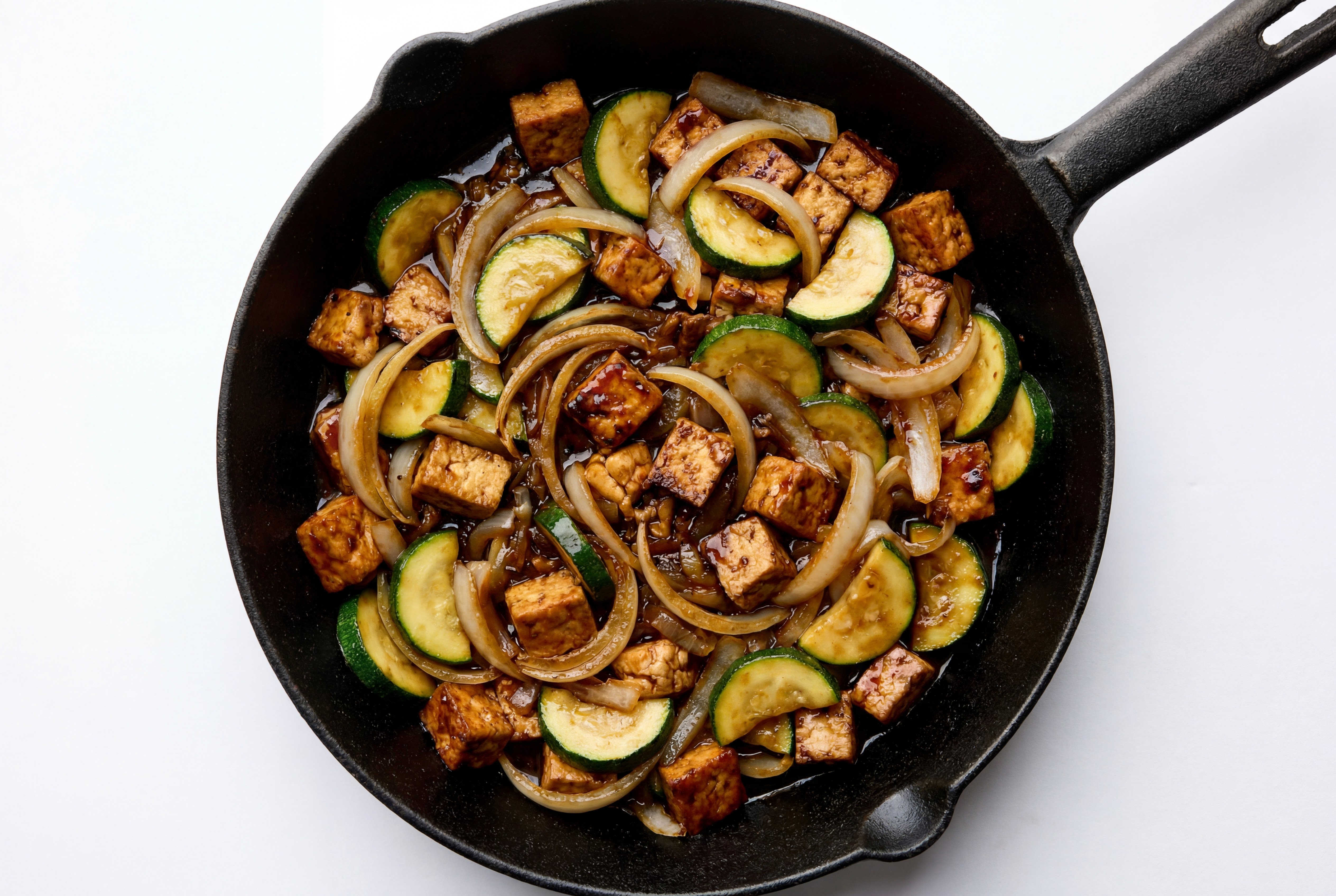 Teriyaki Tofu + Veggie Stir-Fry