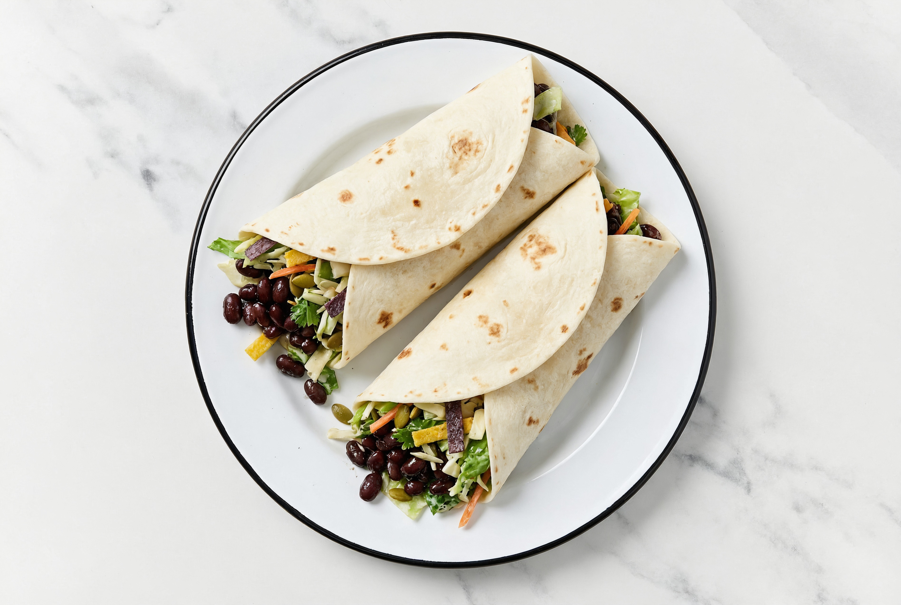 Southwestern Black Bean Wrap