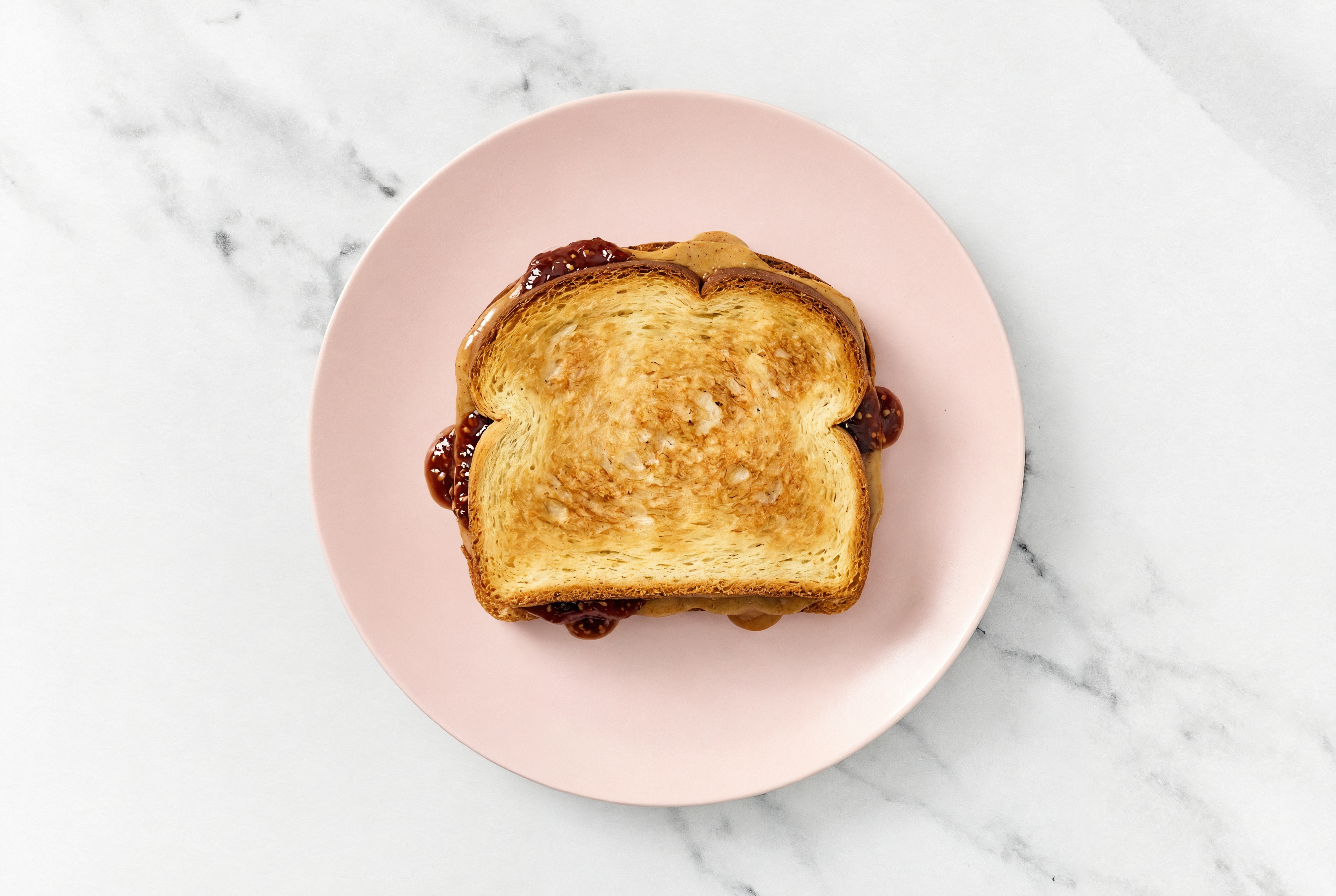 GF Almond Butter + Strawberry Jam Sandwich