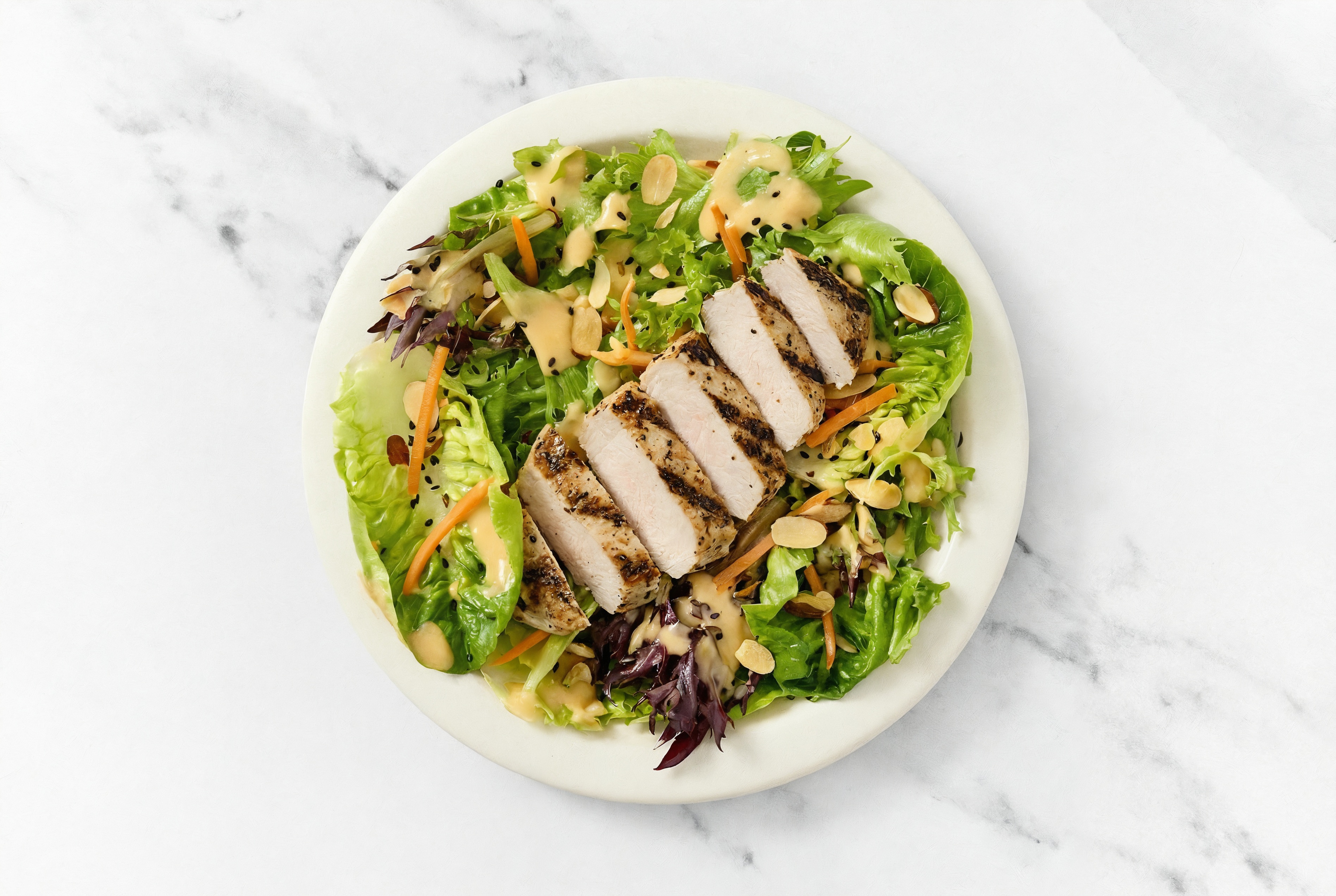 Pork Chop Little Gem Salad