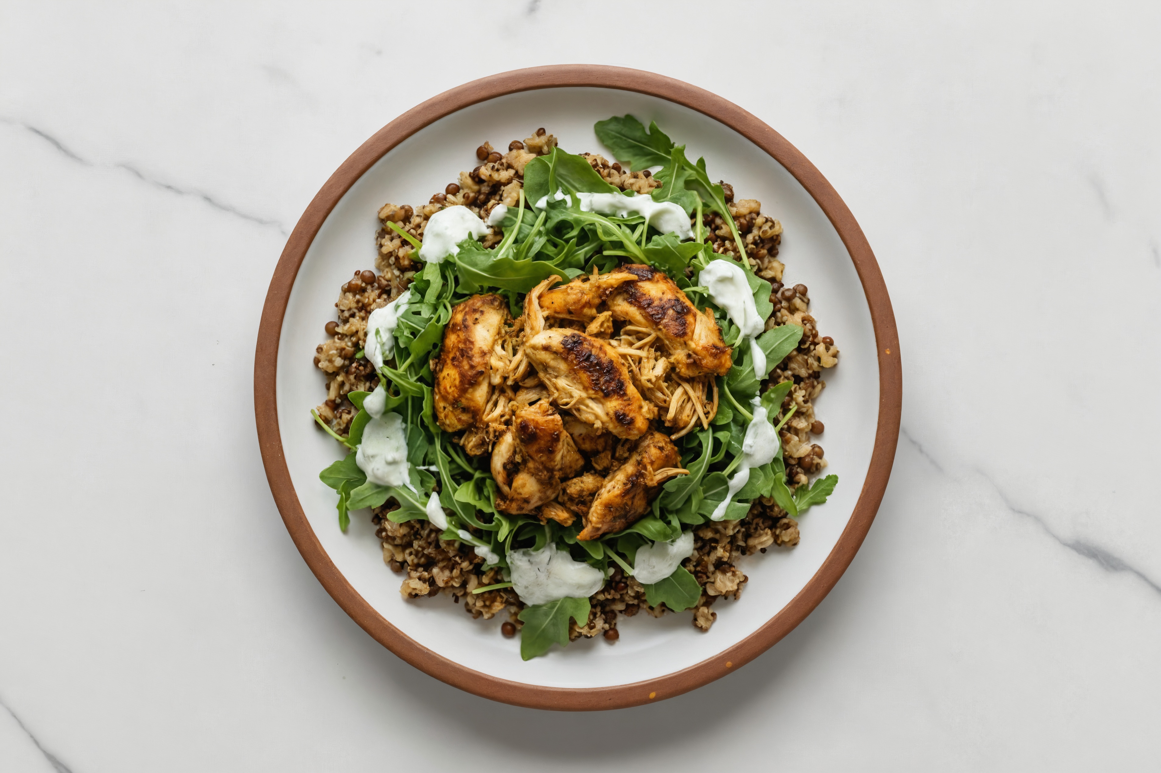 Chicken Shawarma Grain Salad