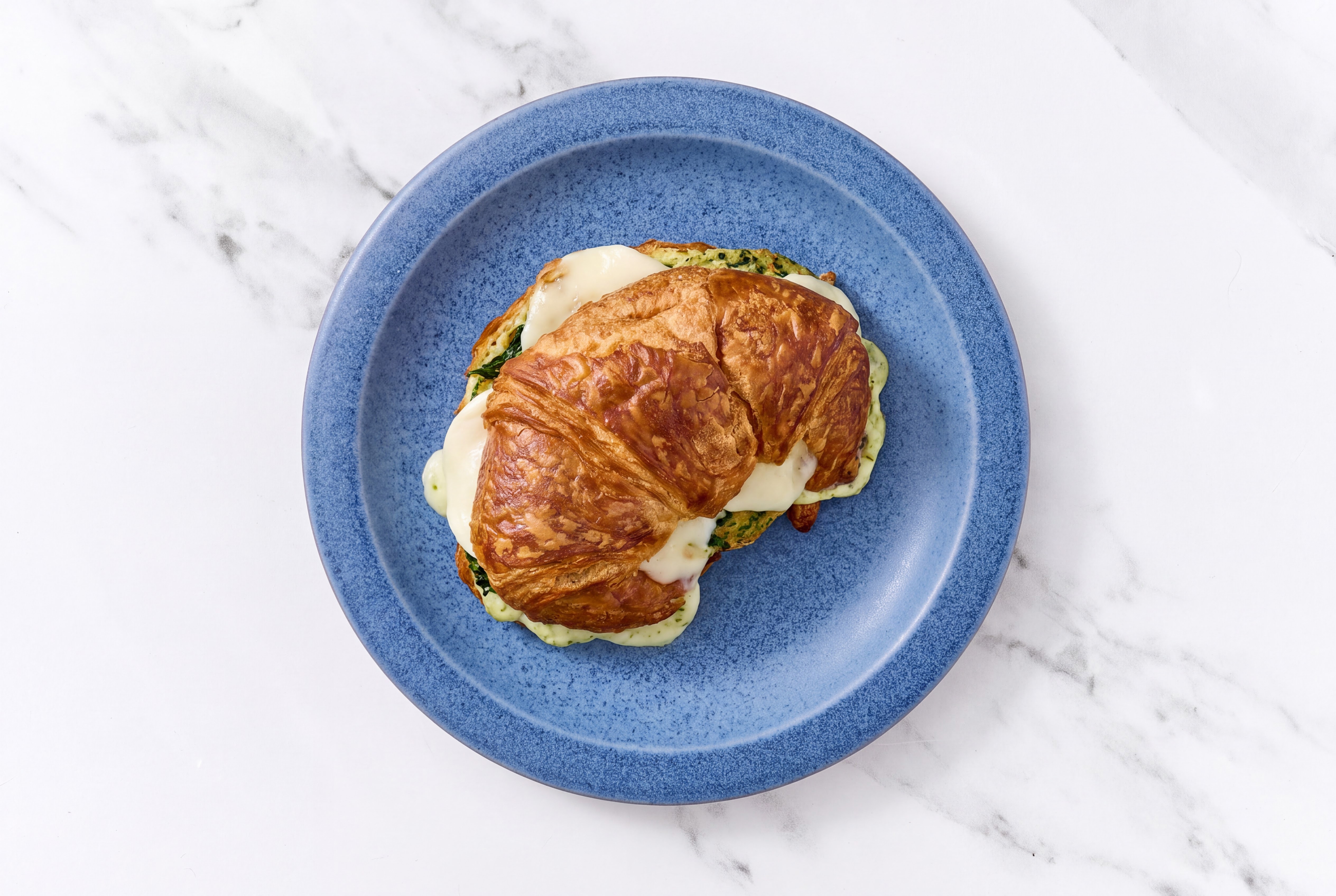 Feta Turkey Patties with Mozzarella + Pesto Aioli on Croissant Buns