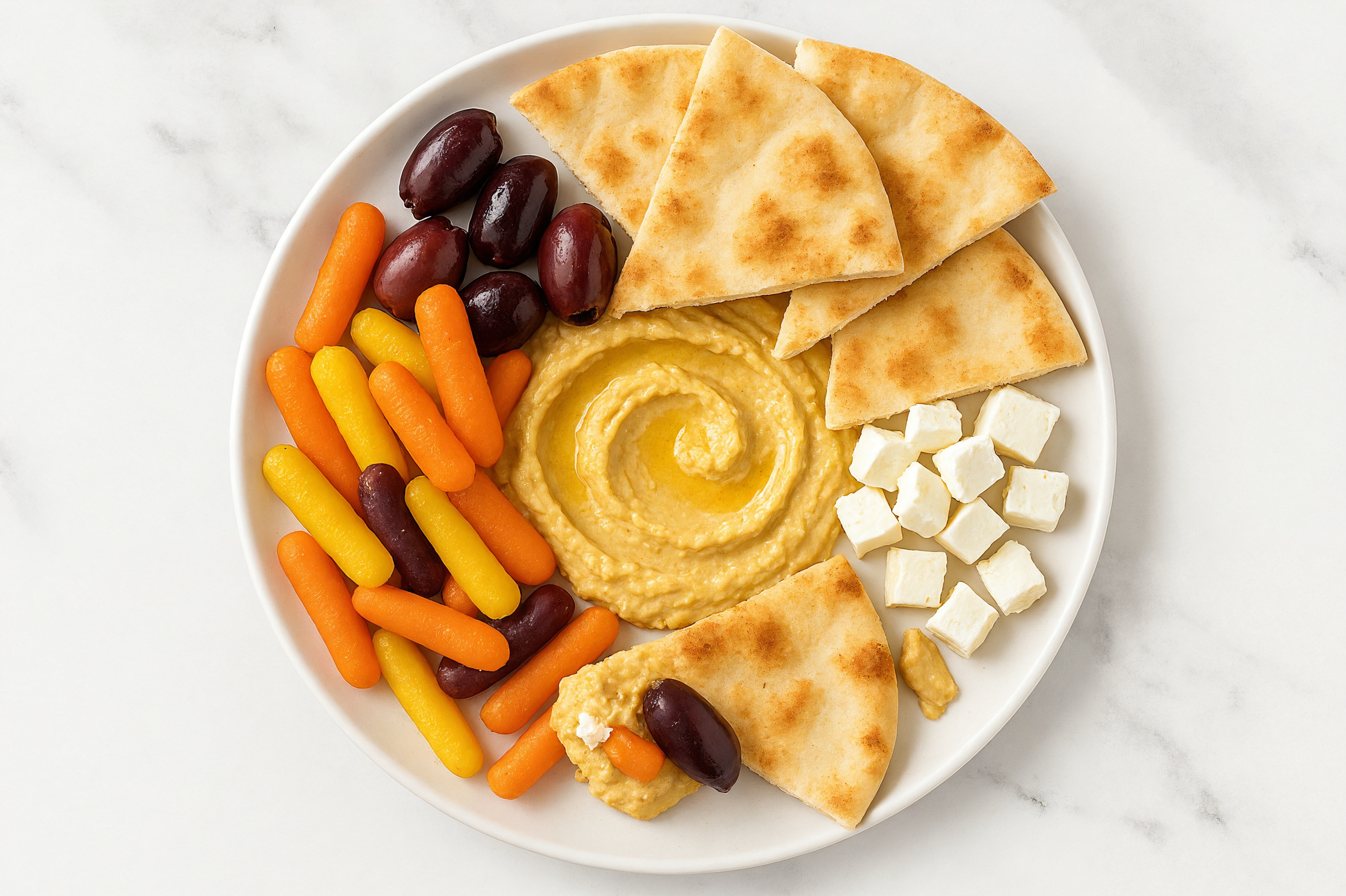 French Onion Mediterranean Mezze Plate