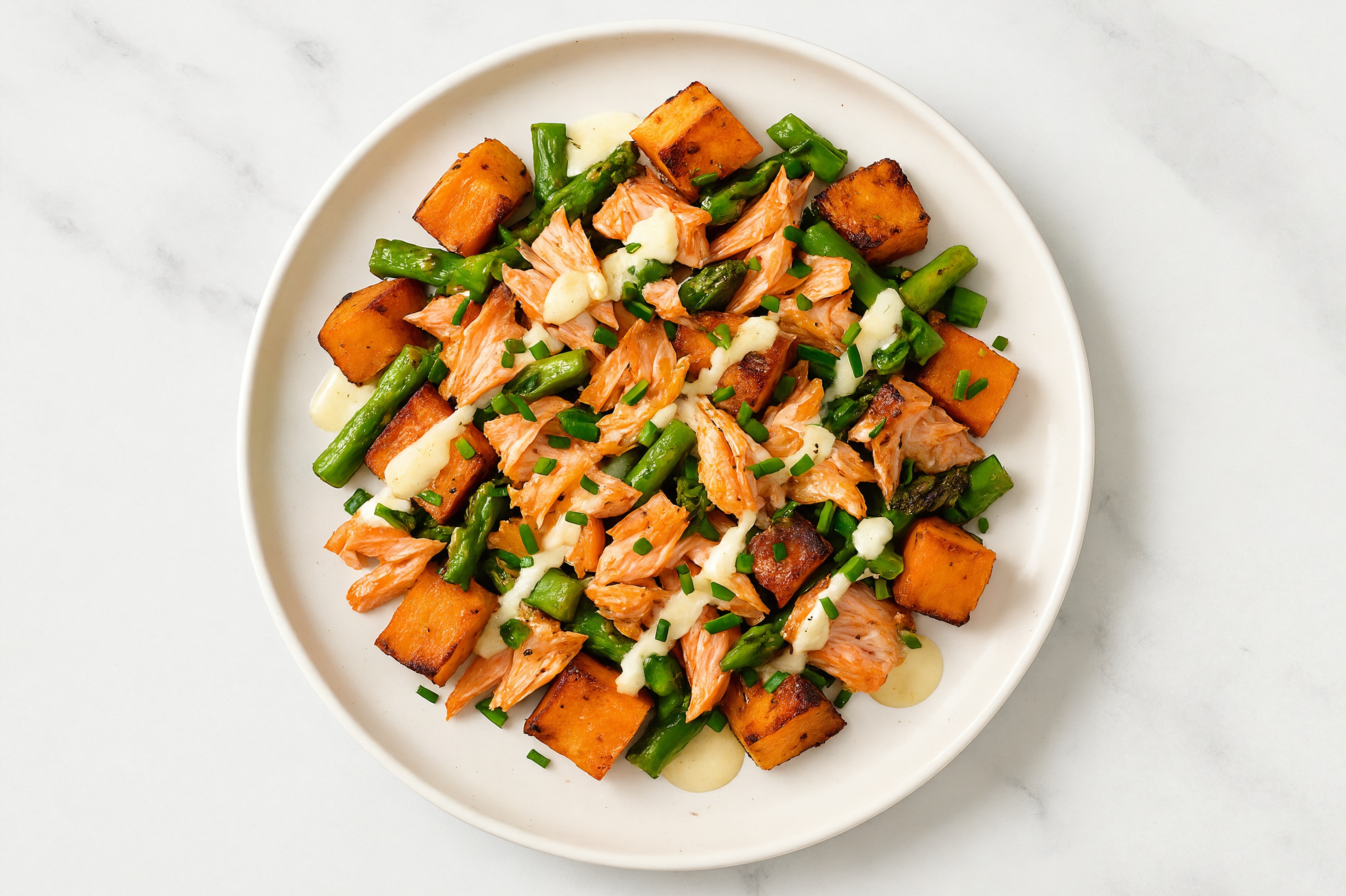 Springy Smoked Salmon Loaded Sweet Potatoes