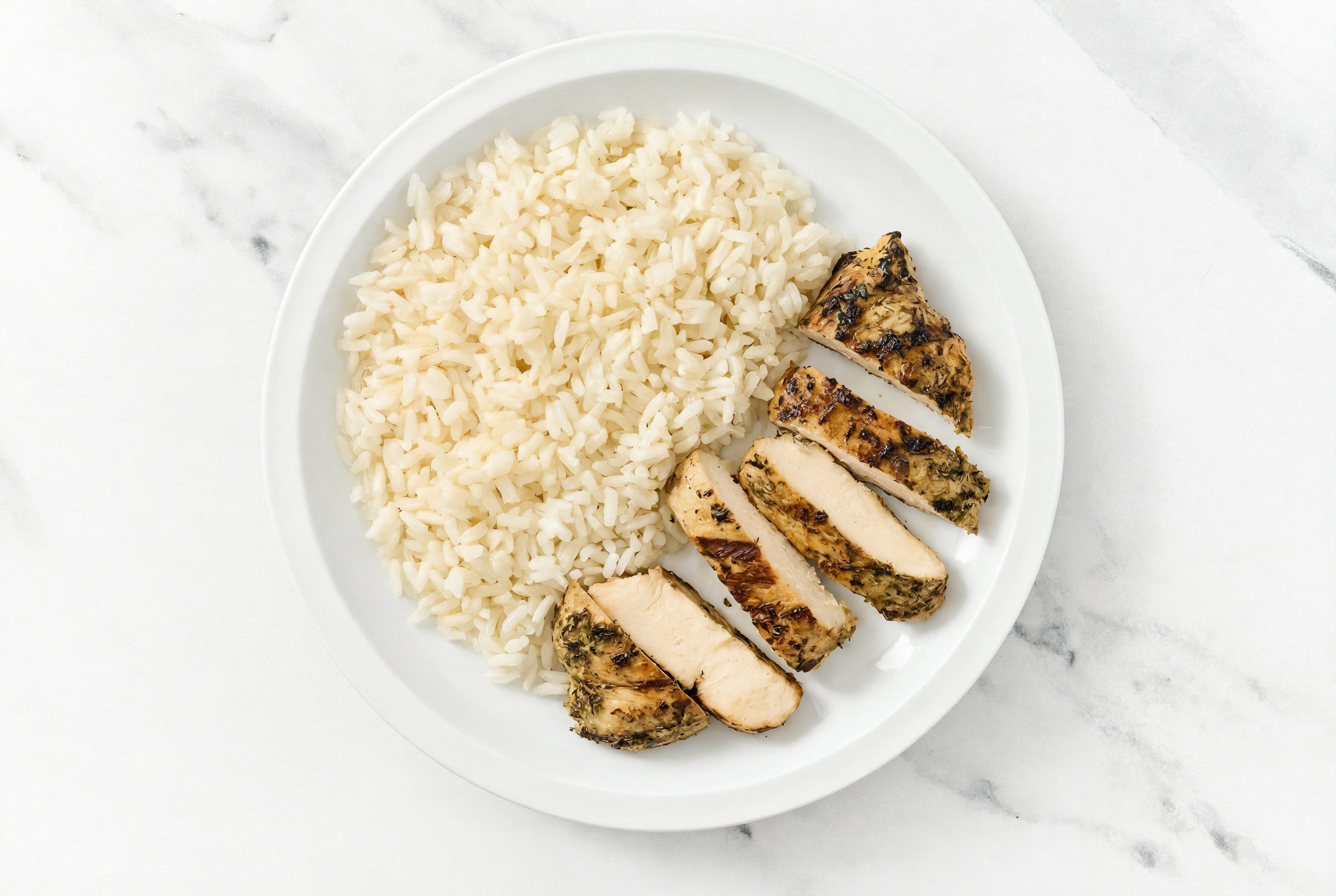 Grilled Chicken Mediterranean Breast + Rice