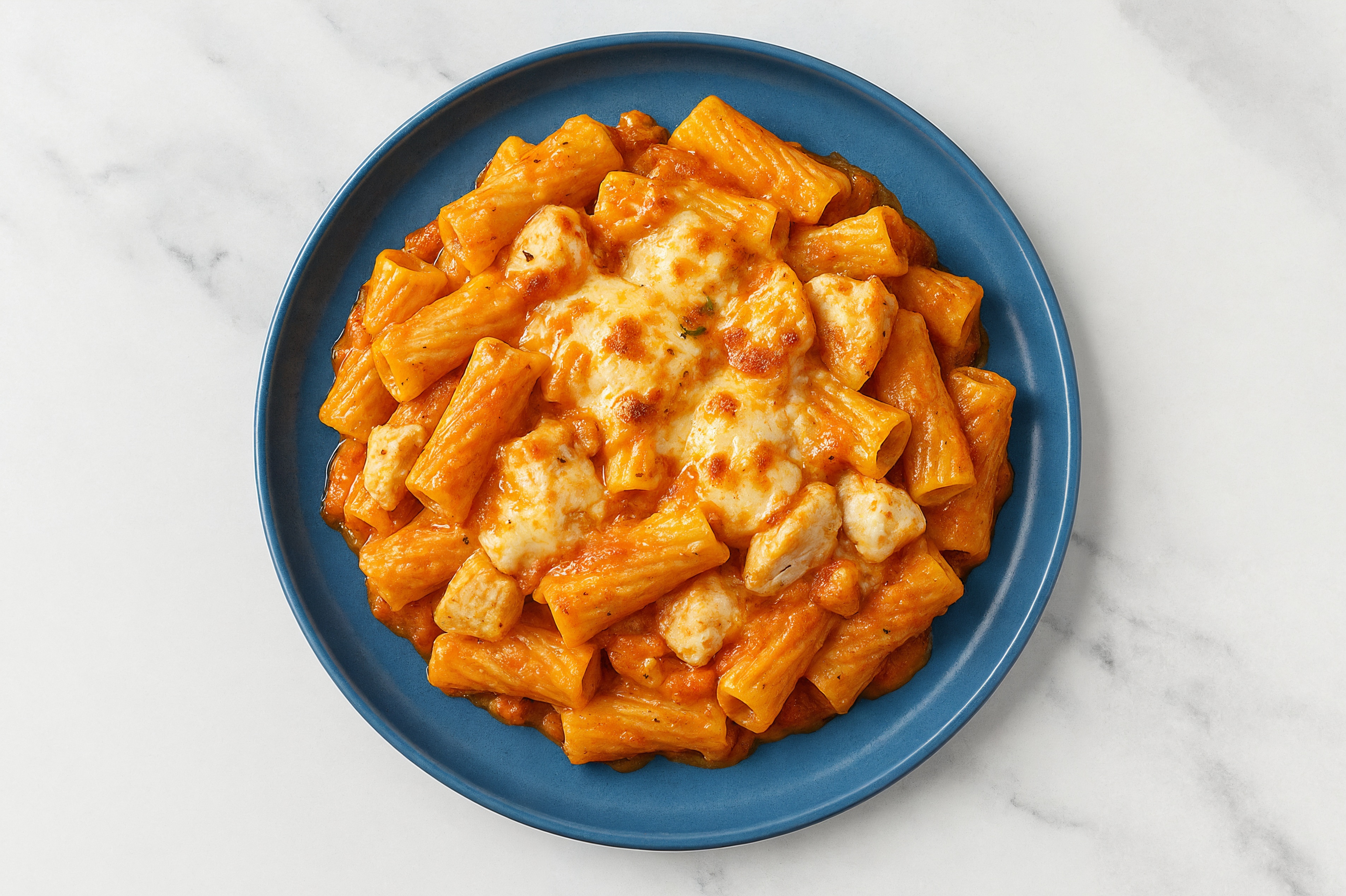 Extra Cheesy Vodka Rigatoni Pasta Bake