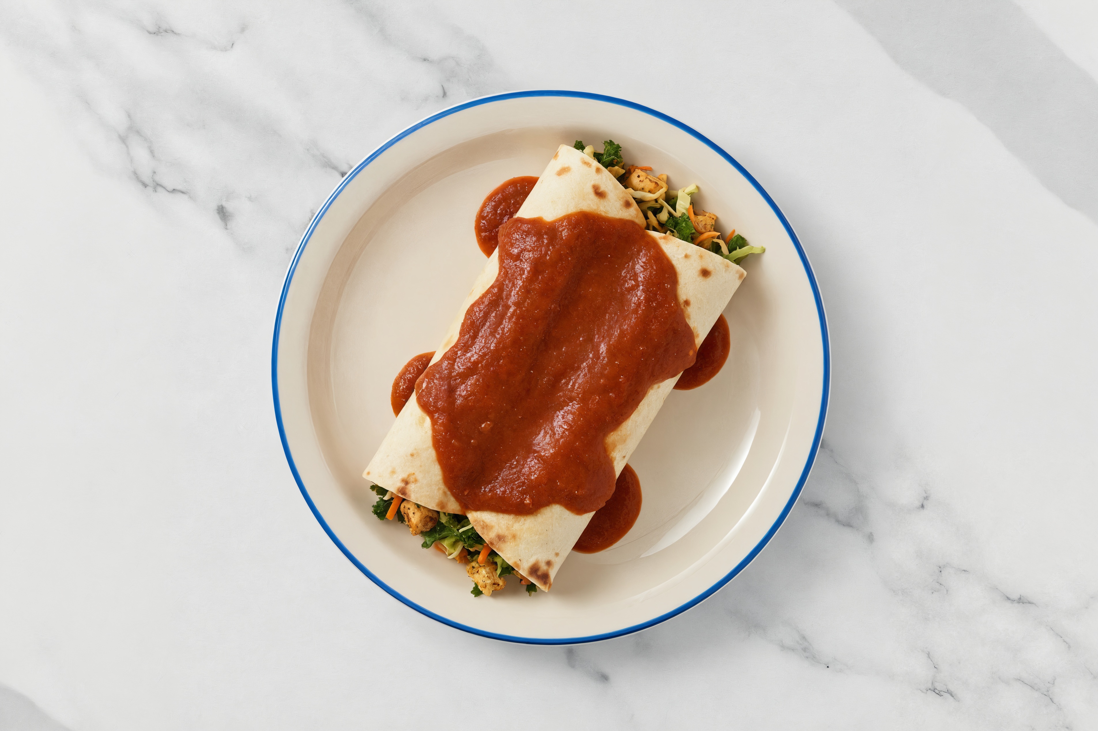 Garden Super Veggie + Savory Spiced Tofu Bites Enchiladas Rojas