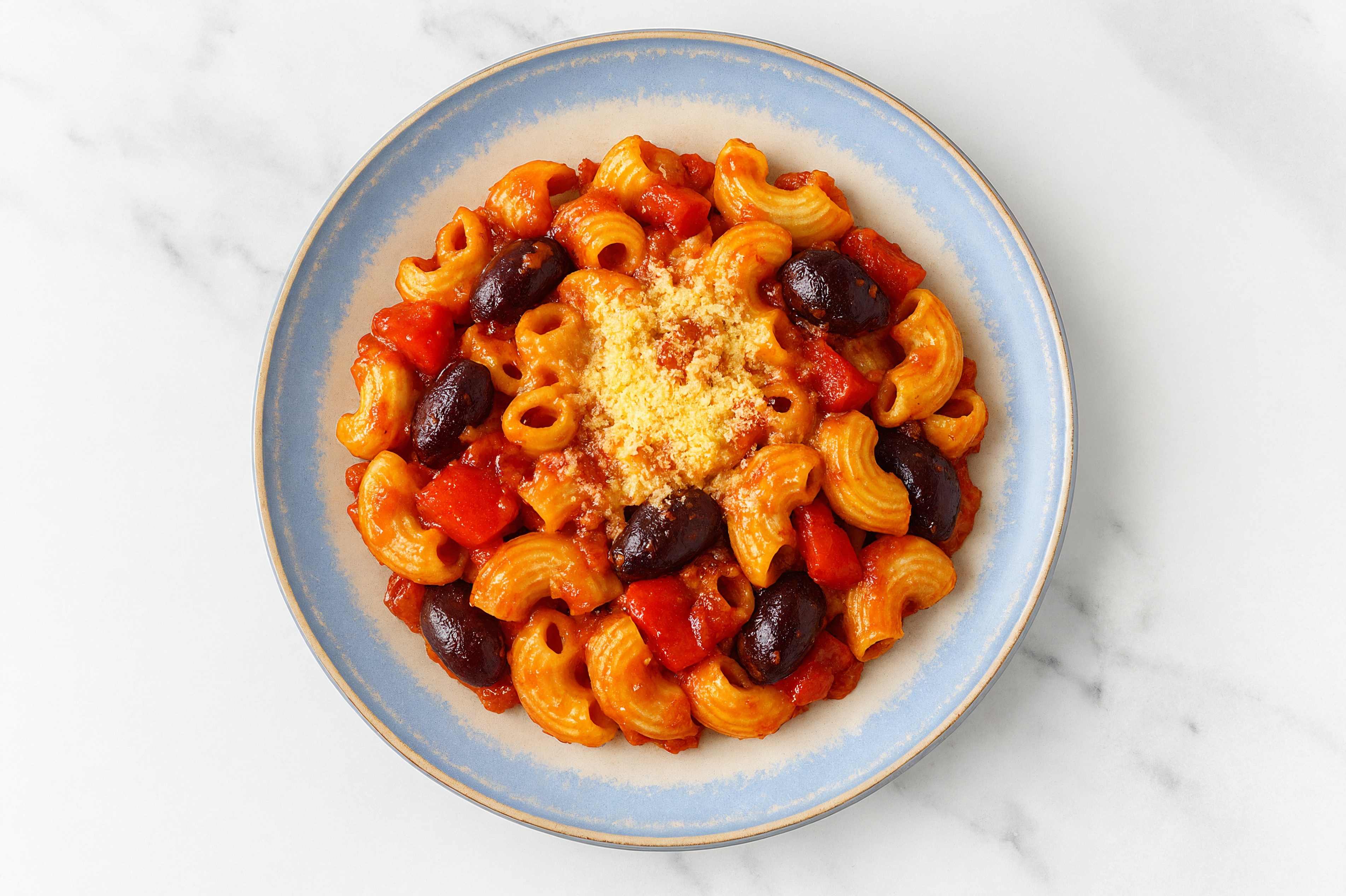 Puttanesca Chiocciole Pasta Bake