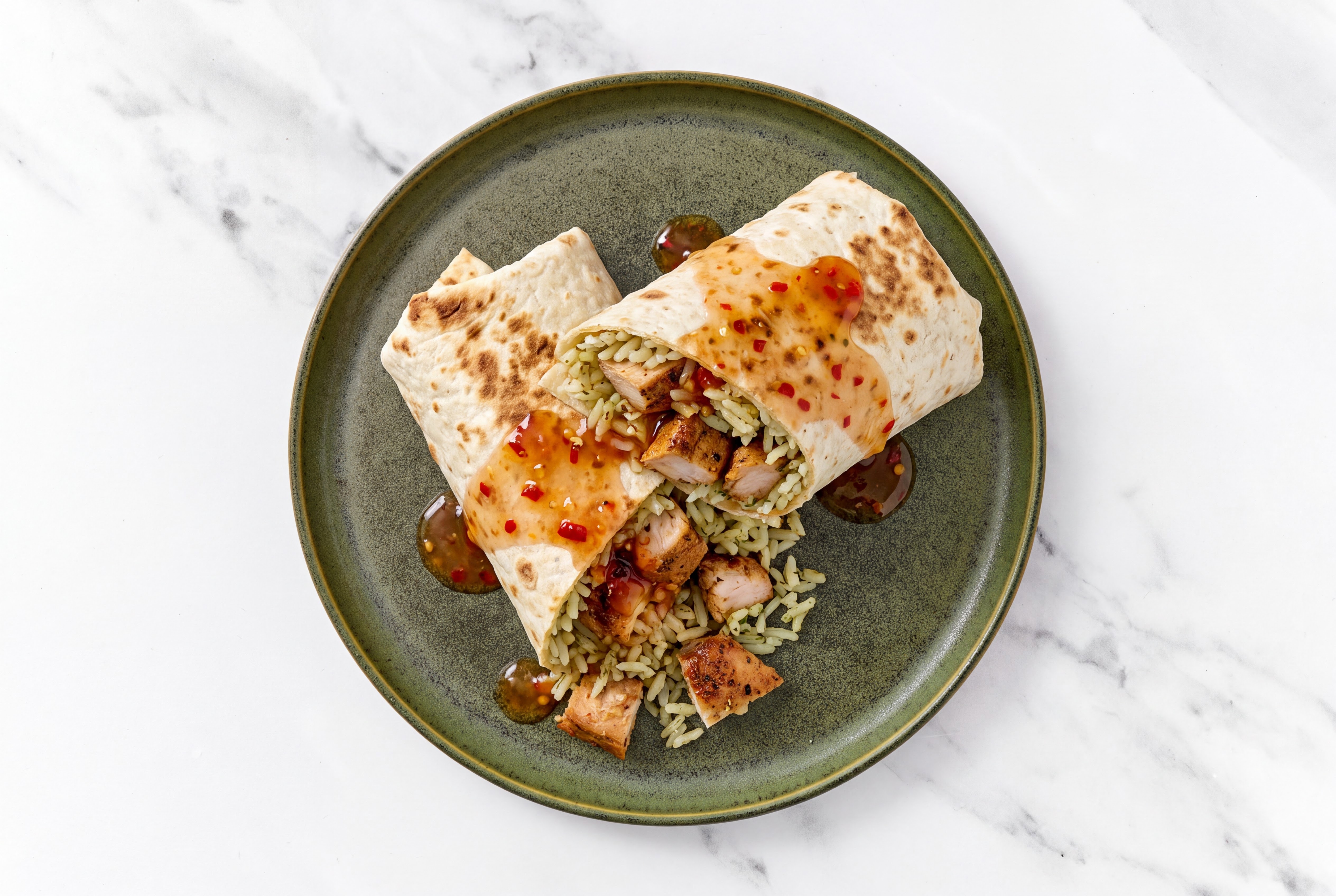 Sweet Chili Rotisserie Chicken Wrap