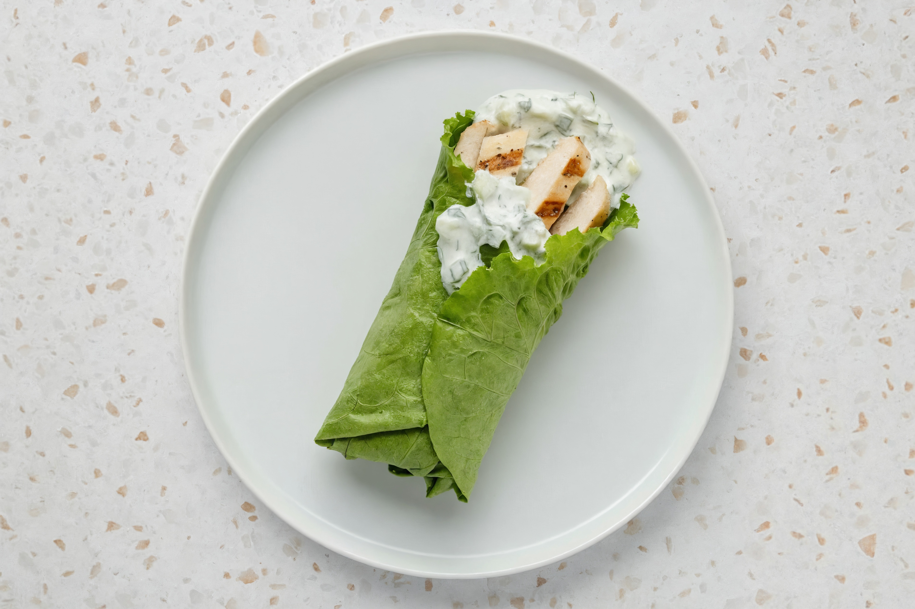 Chicken Tzatziki Lettuce Wraps