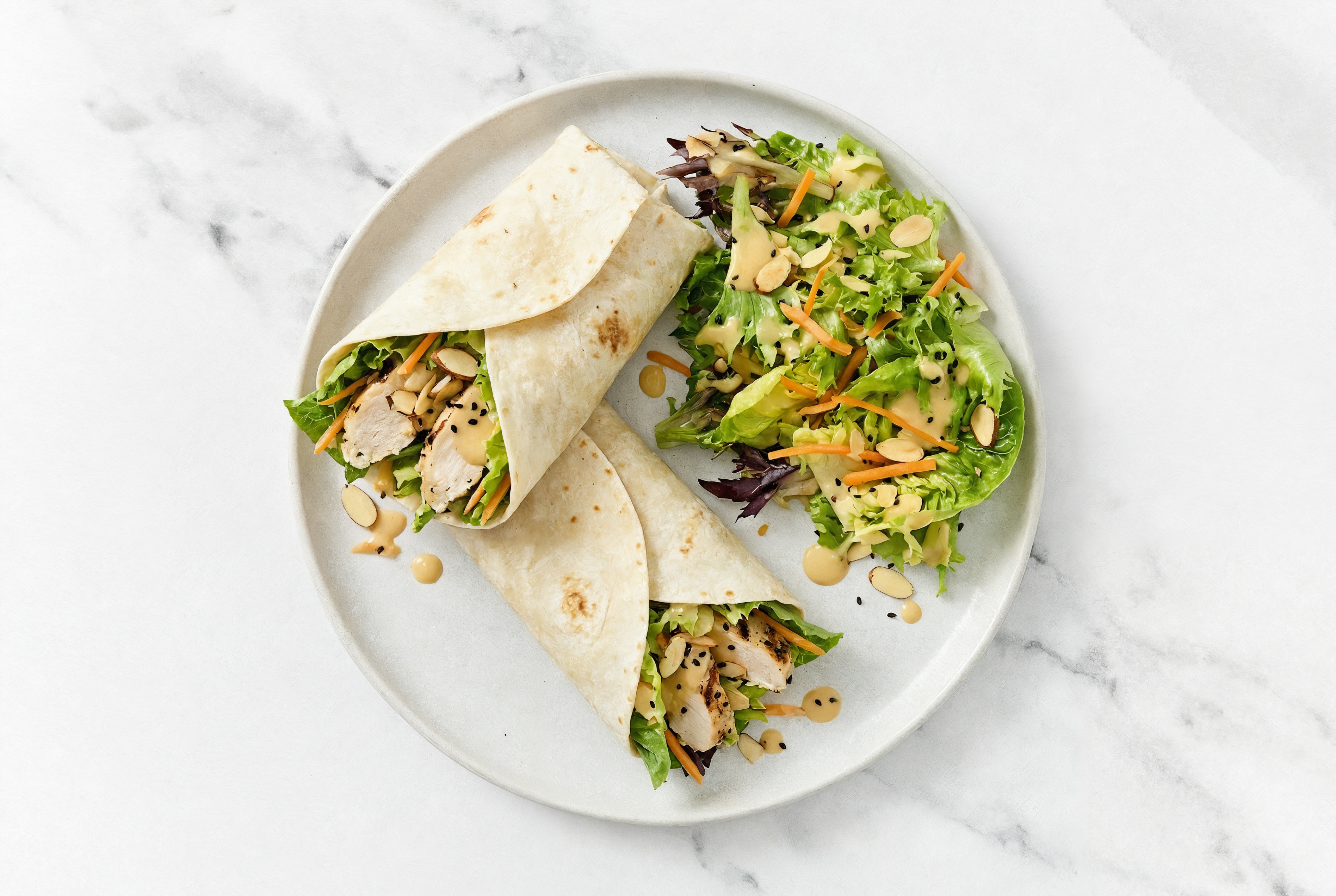 Little Gem Seasoned Grilled Chicken Breast Wrap