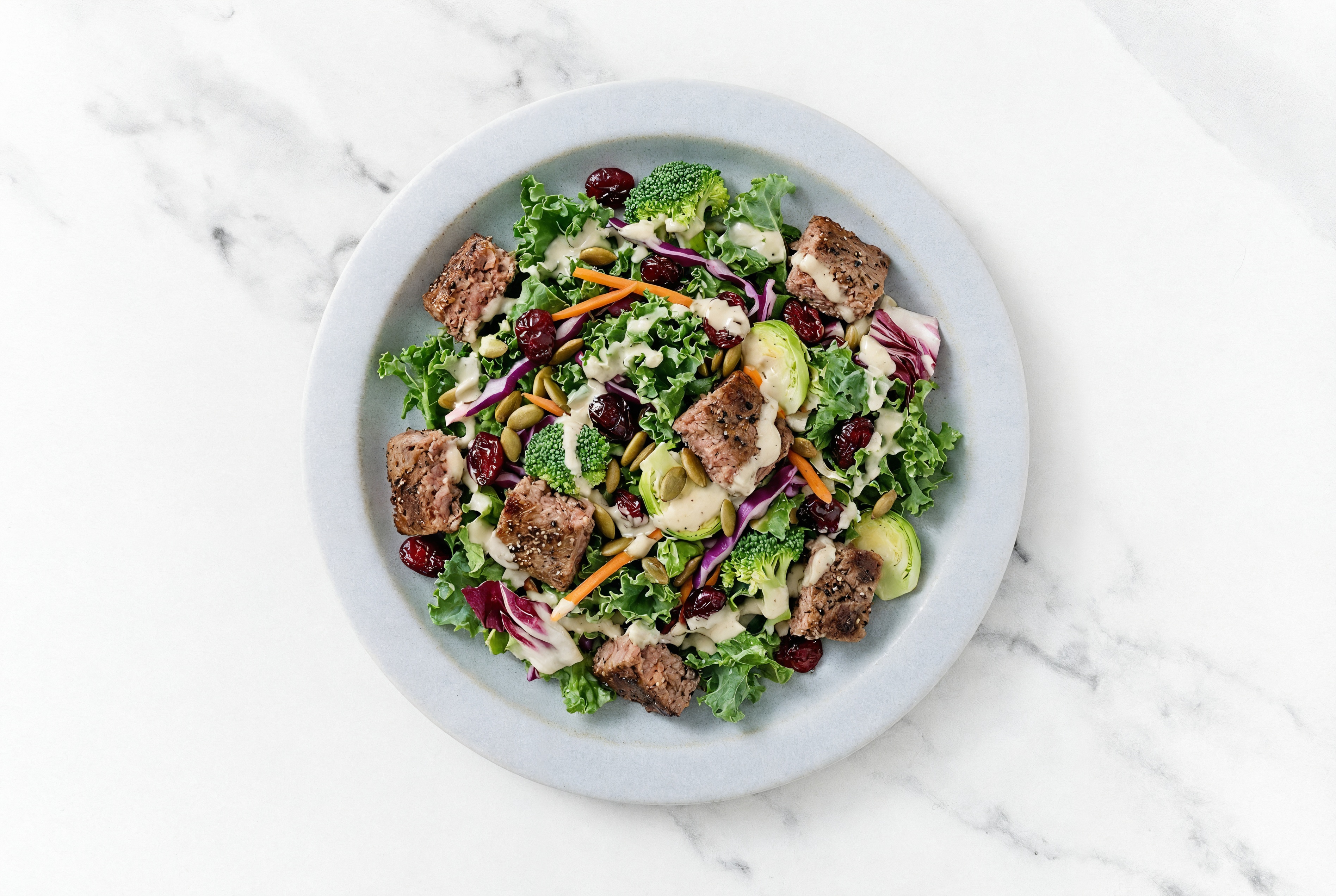 Sweet Kale Salad with Tavern Beef