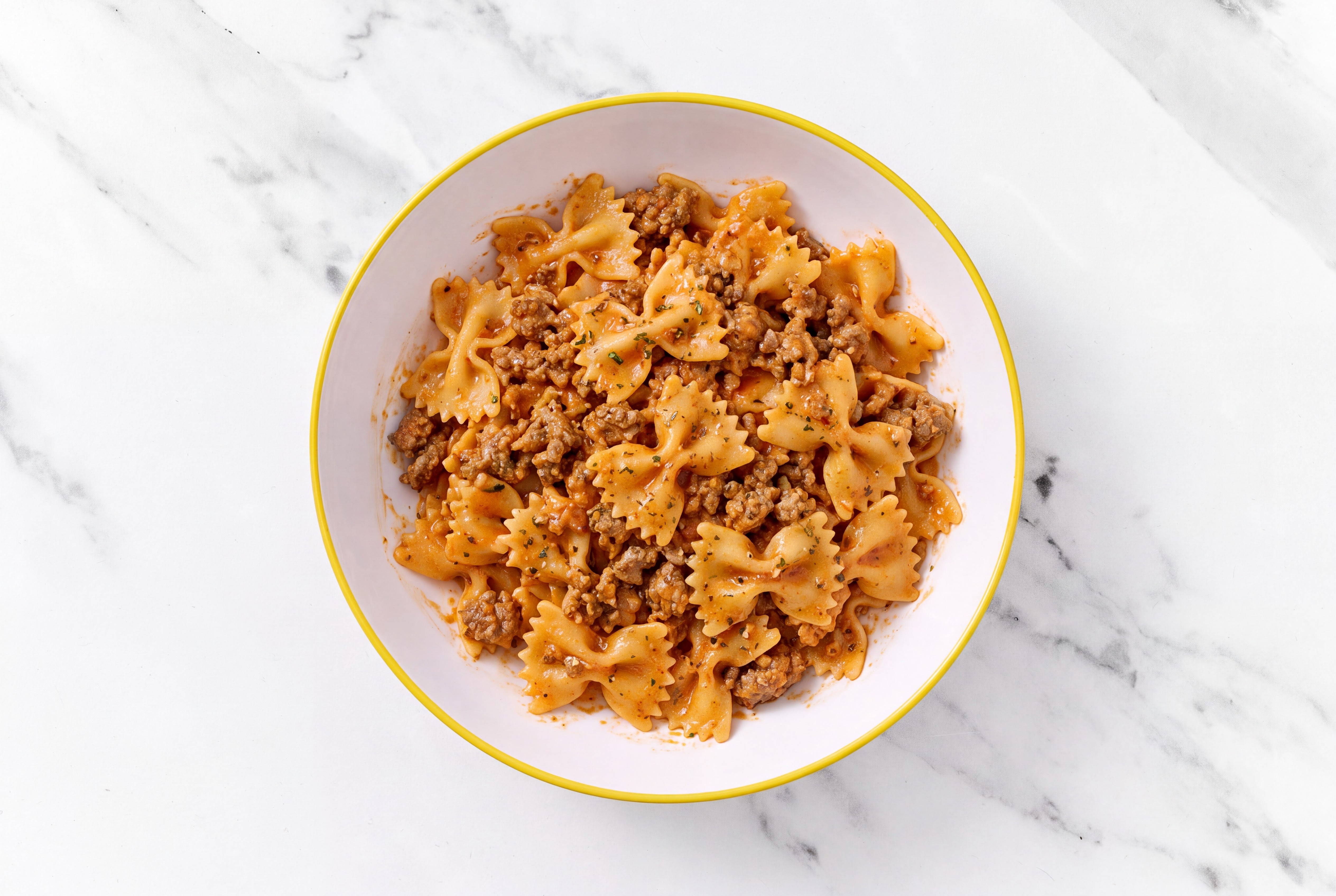 Creamy 93/7 Lean Ground Beef Bolognese