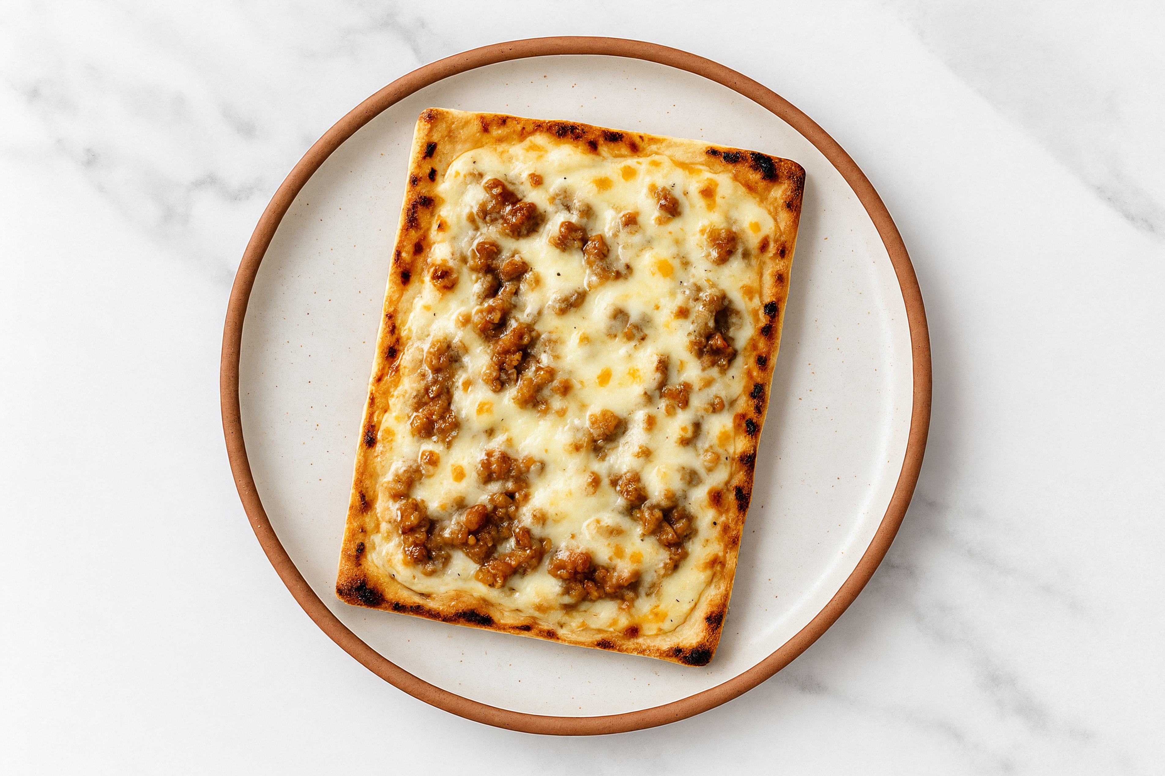 Turkey Alfredo Pizza on Grilled Crust | Hungryroot