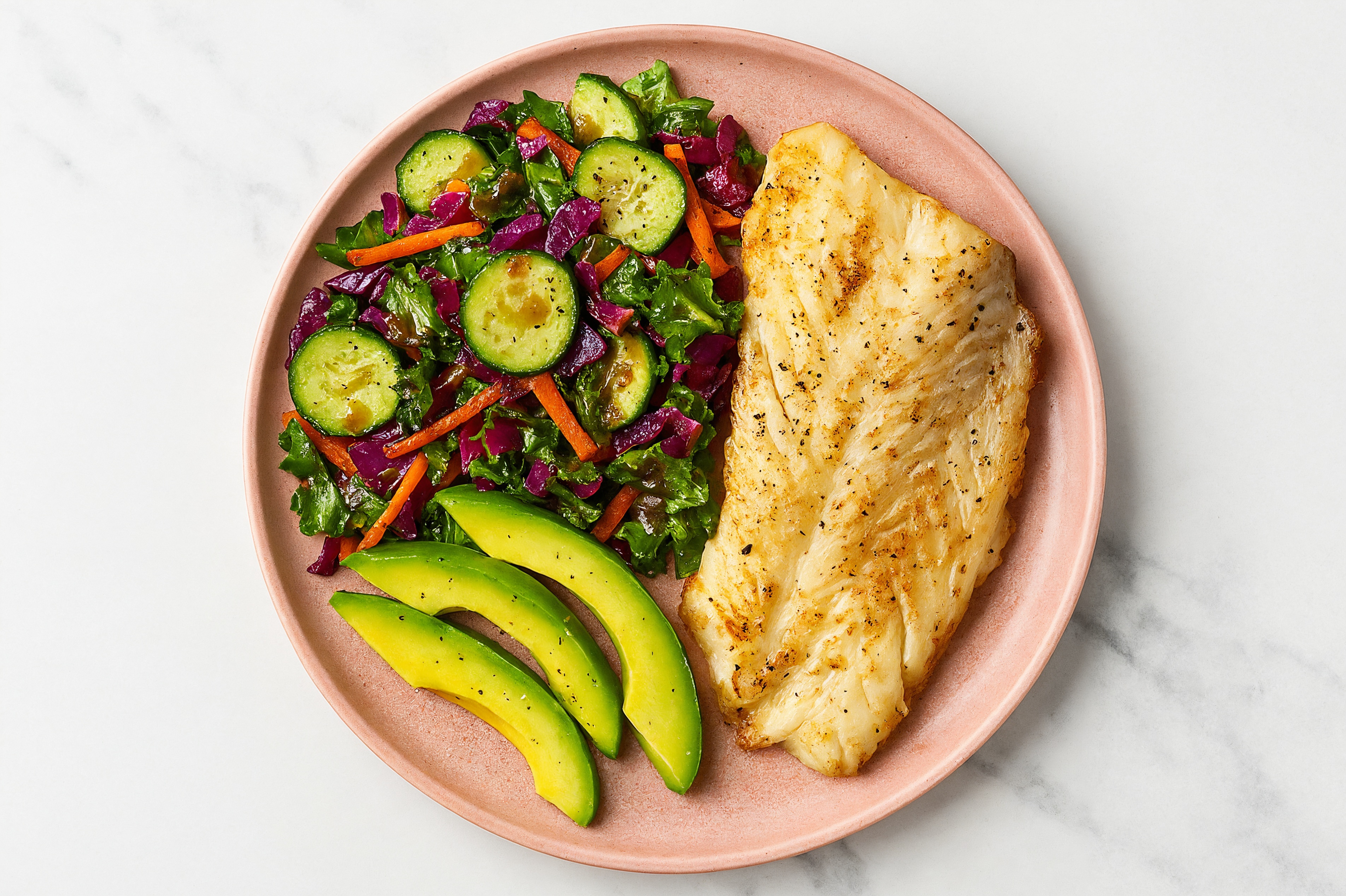 Pan-Seared Black Cod + Crunchy Balsamic Veggies