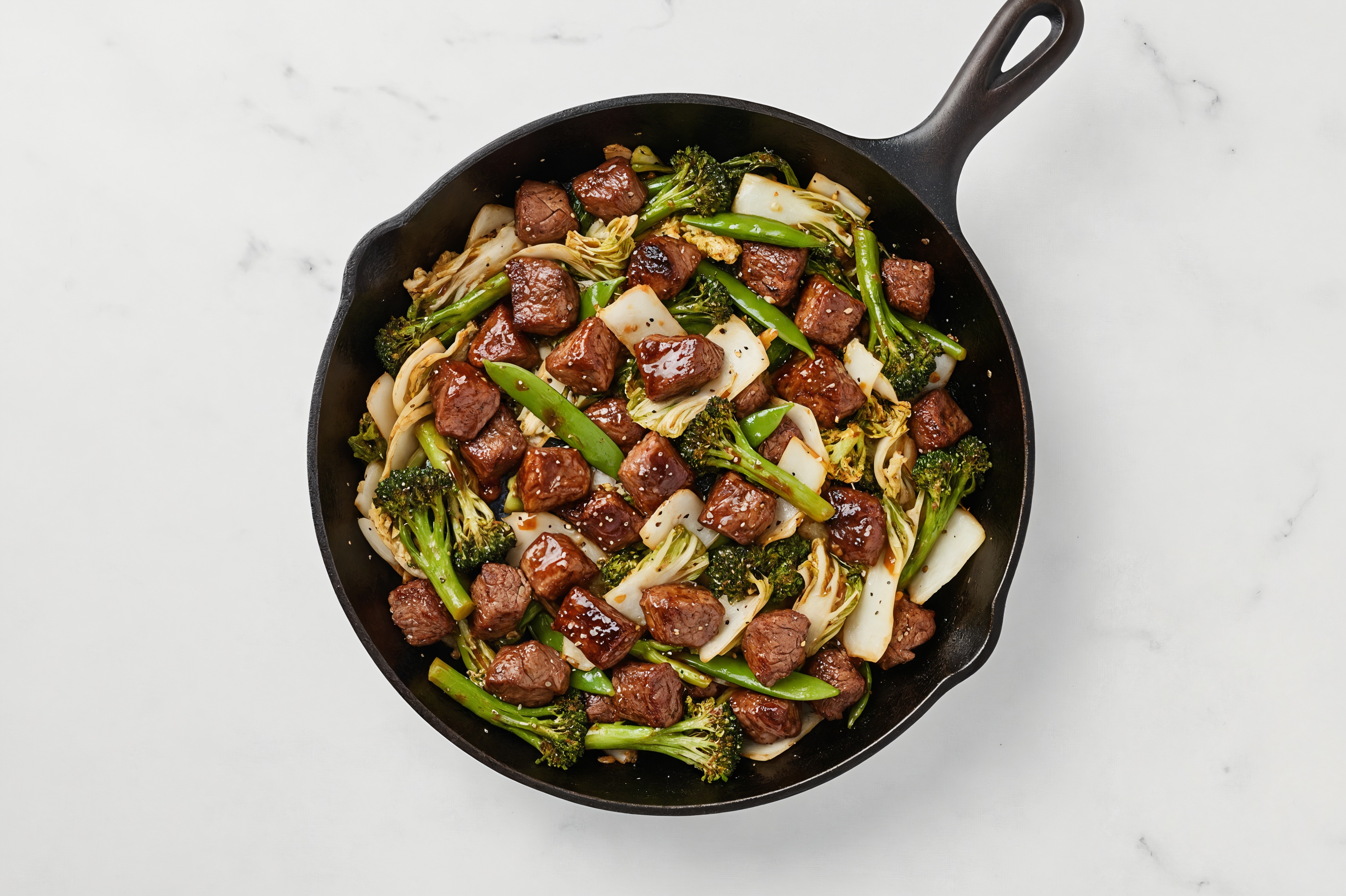 Teriyaki Bison Stir-Fry with Broccoli & Bok Choy