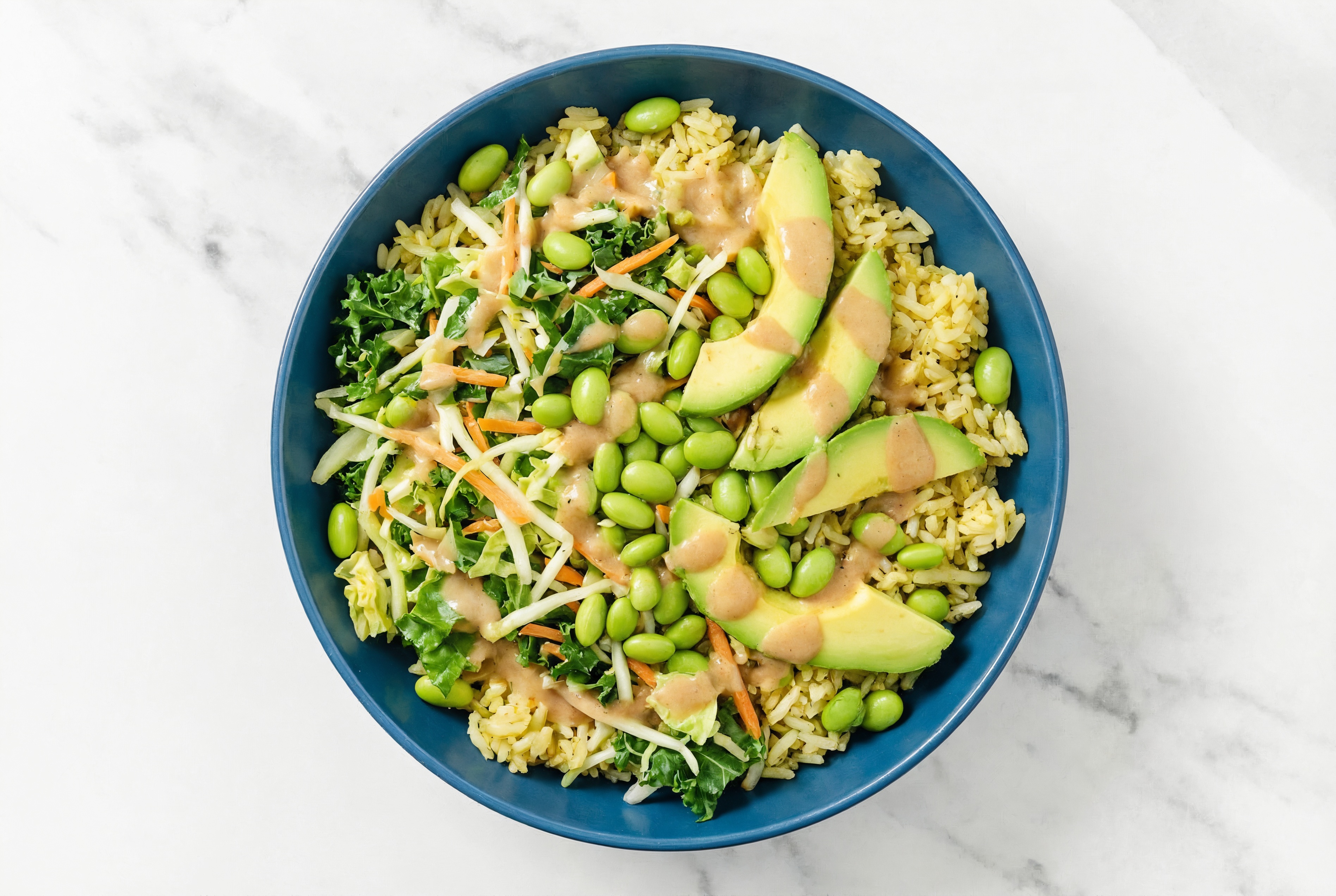 Edamame + Ginger Ponzu Slaw Grain Bowl