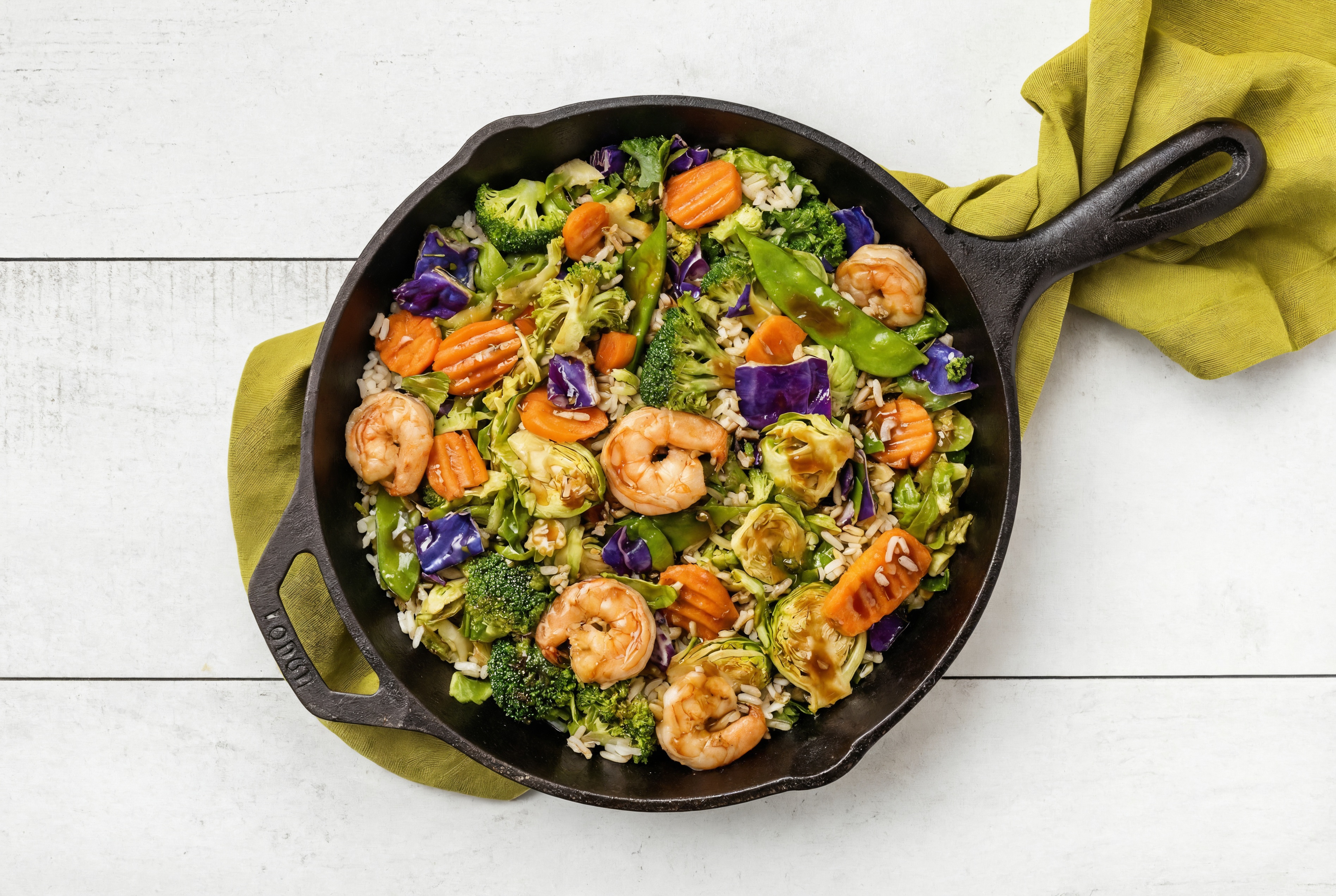 Speedy Teriyaki Shrimp Fried Rice