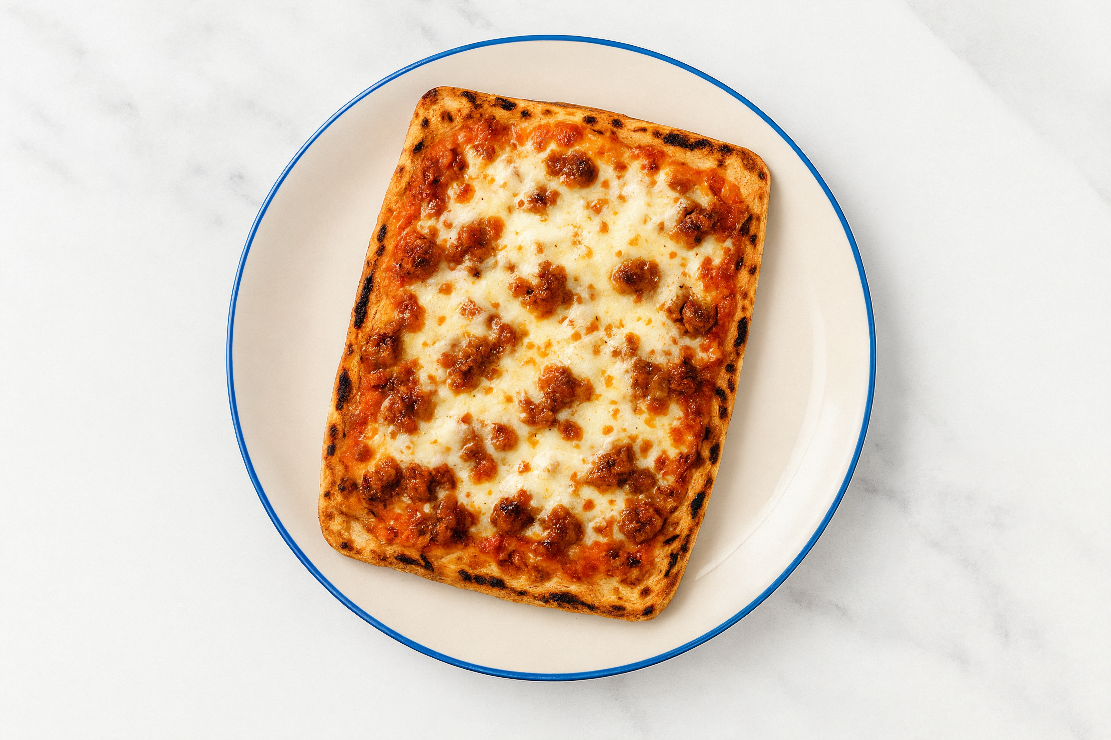 Creamy Turkey Sausage Pizza