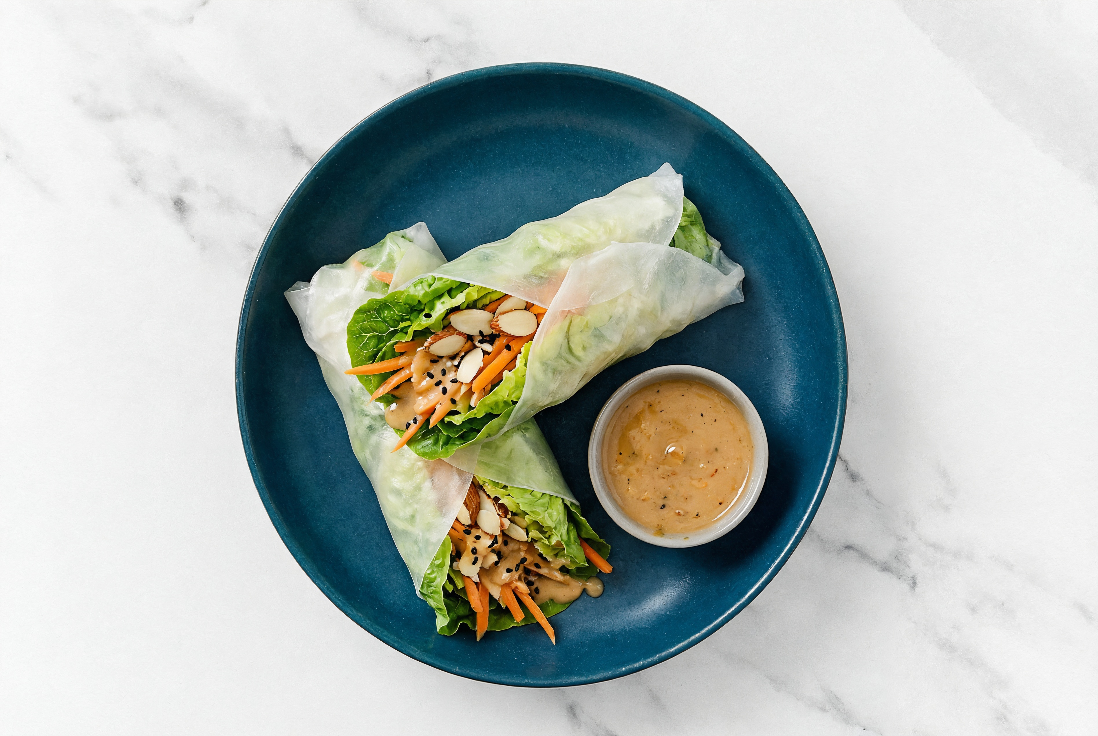 Little Gem Salad Summer Rolls