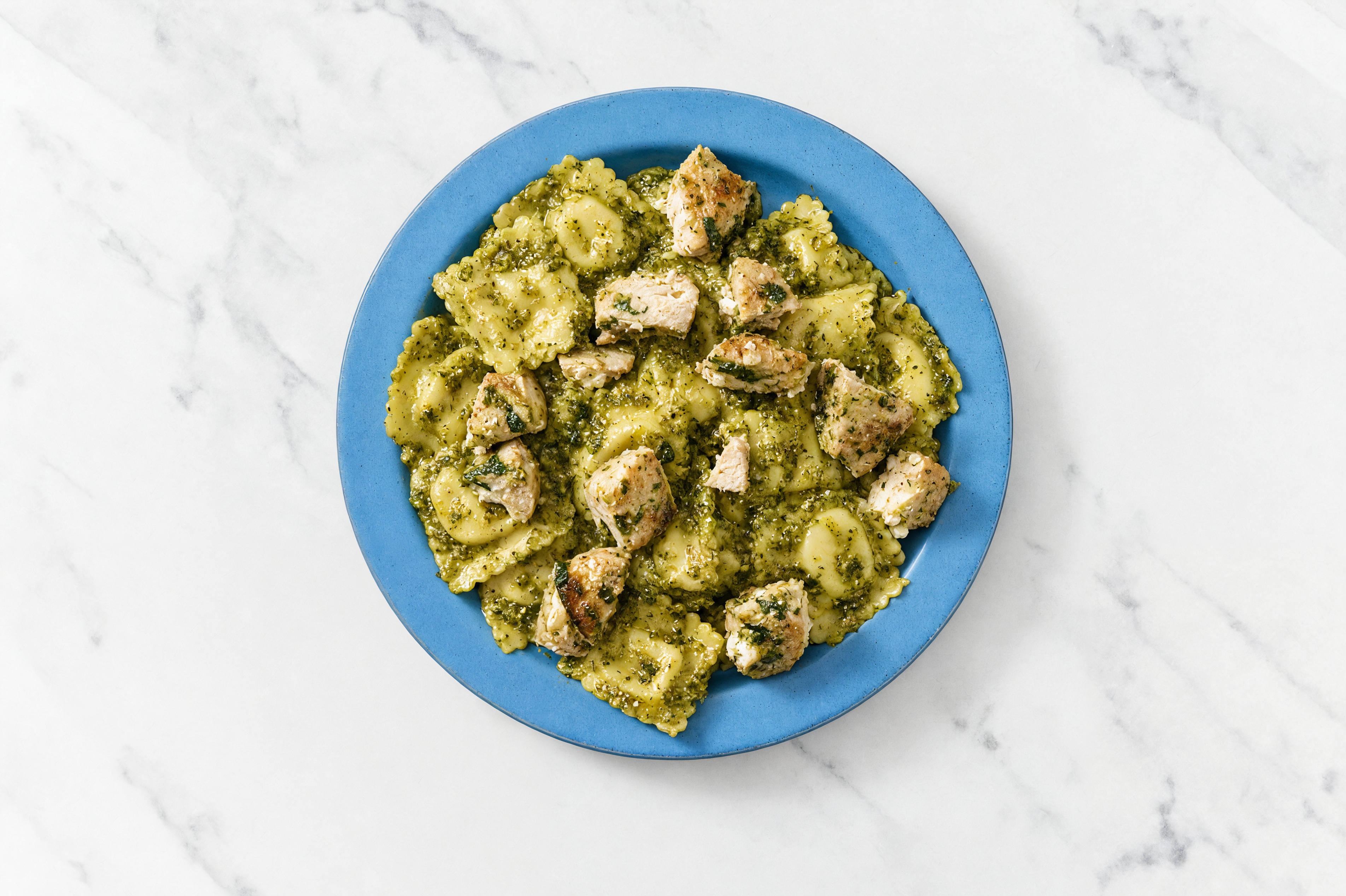 Pesto Cheese Ravioli with Feta Turkey