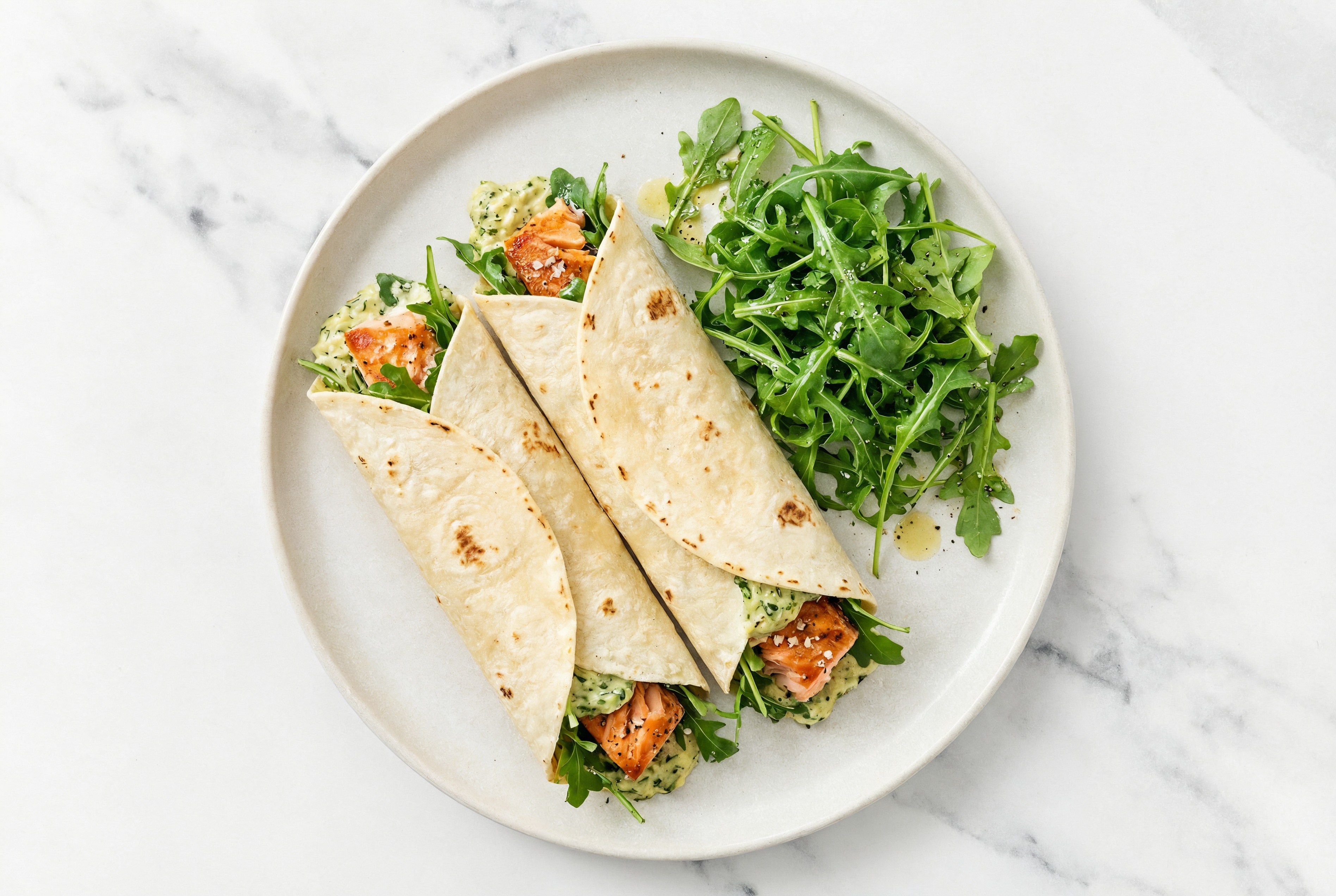  Spinach Artichoke Salmon Wrap