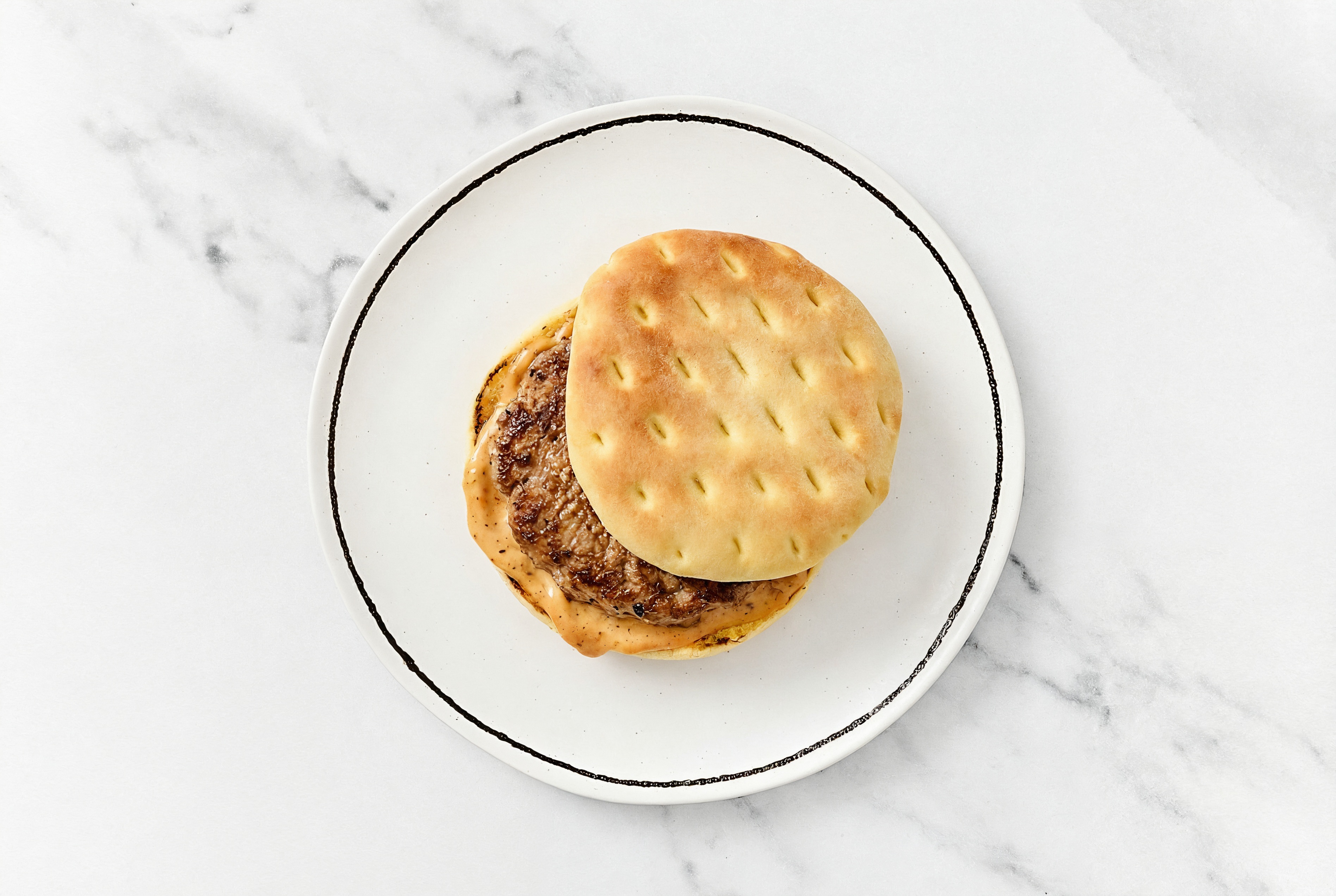 Classic Beyond Burger on Brioche with Creamy Smoky BBQ