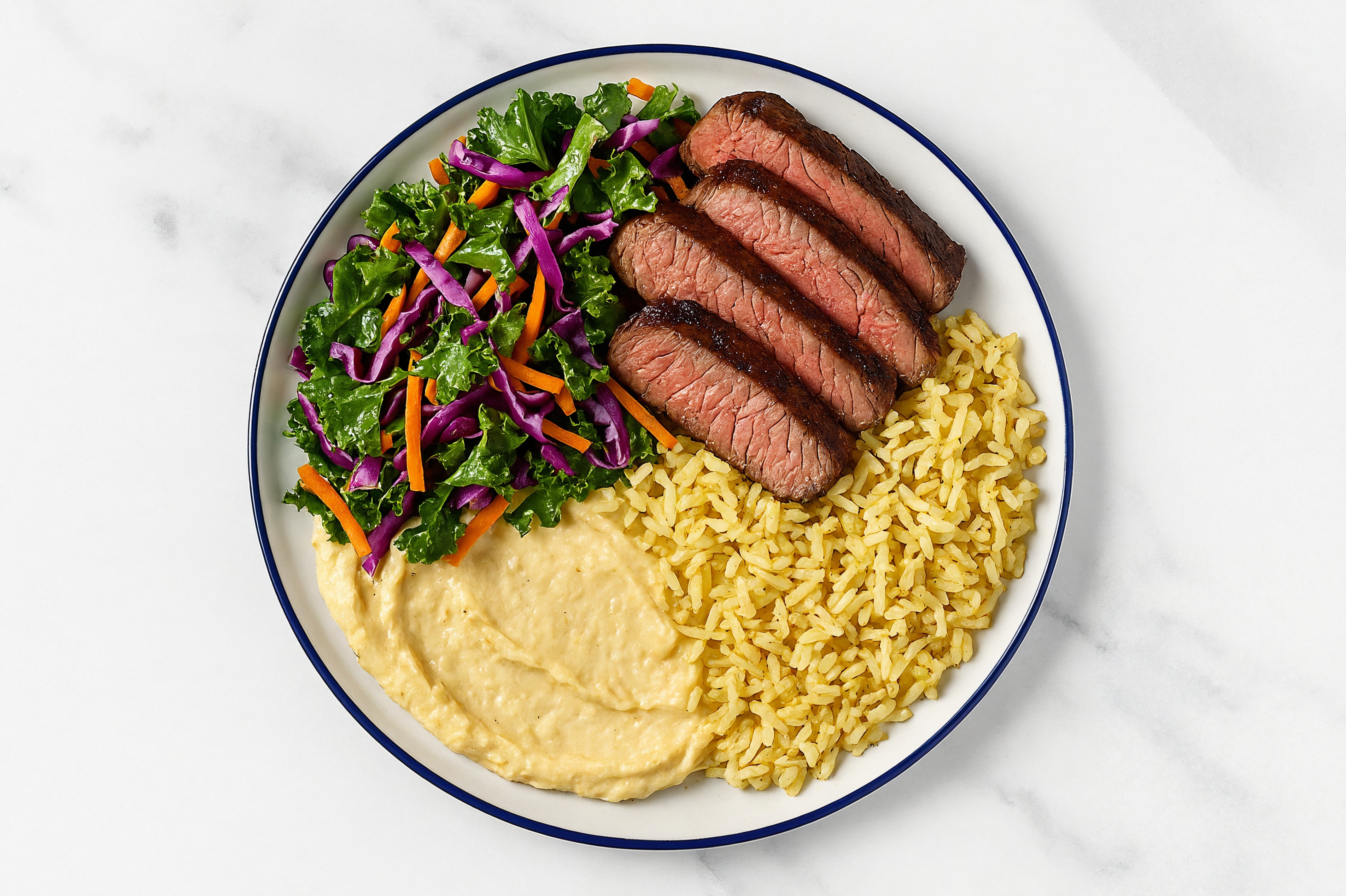 Rainbow Steak n' Veggie Grain Bowl
