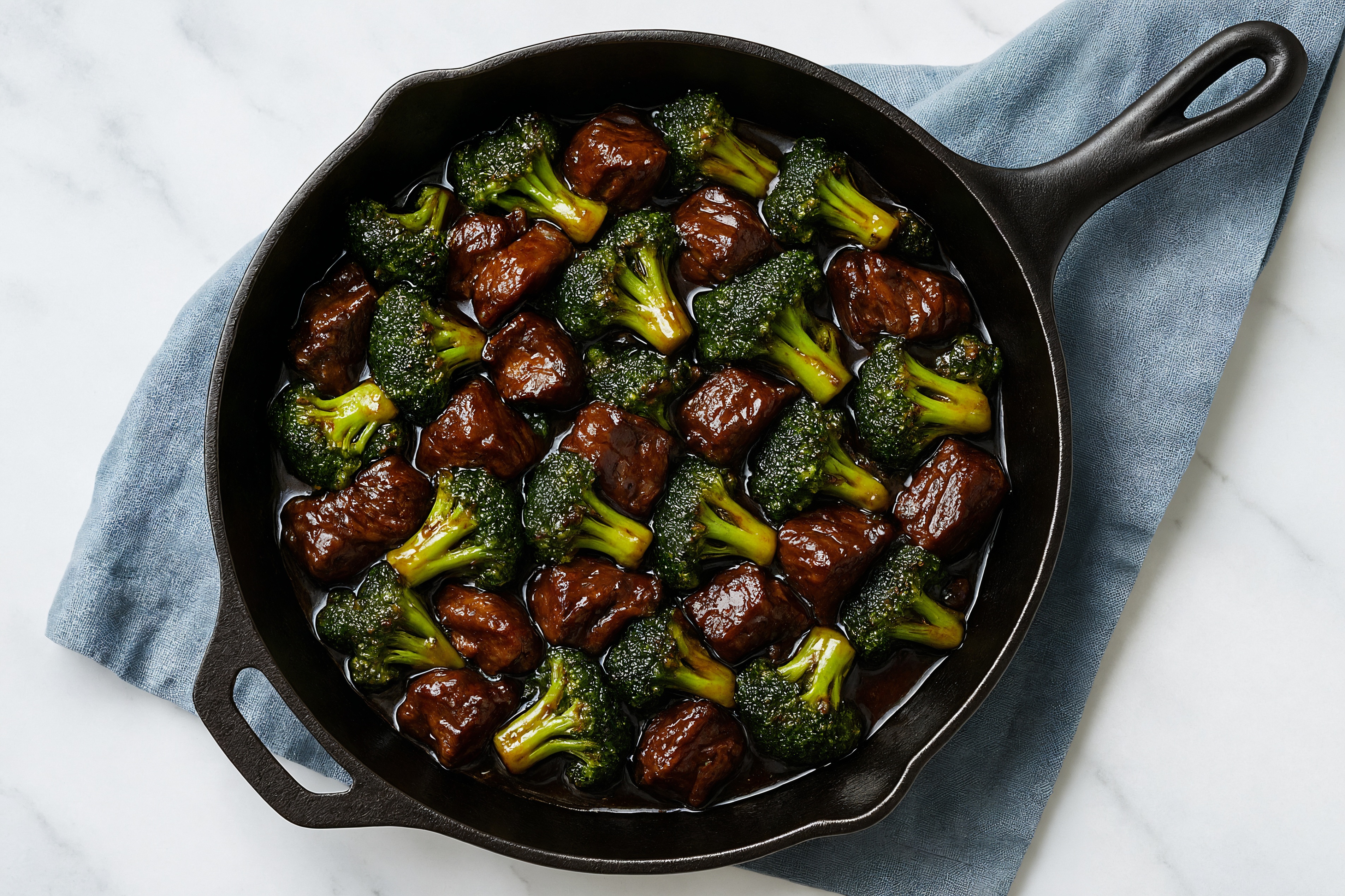 Japanese BBQ Short Rib Stir-Fry with Broccoli