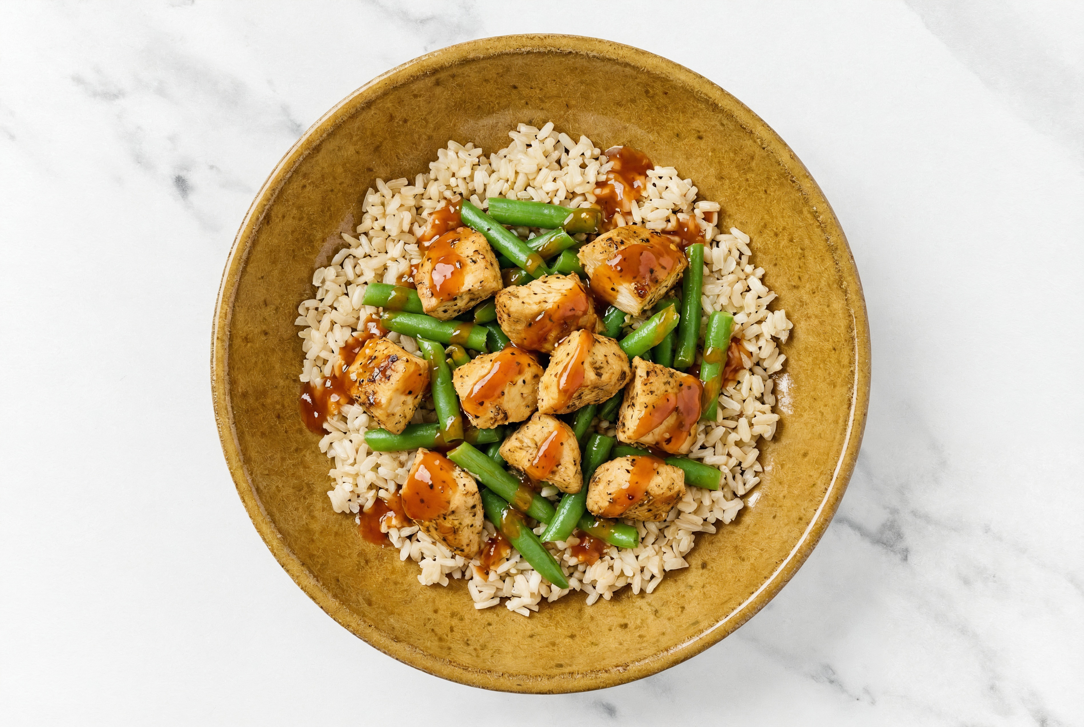 Herby Smoky Chicken Brown Rice Bowl