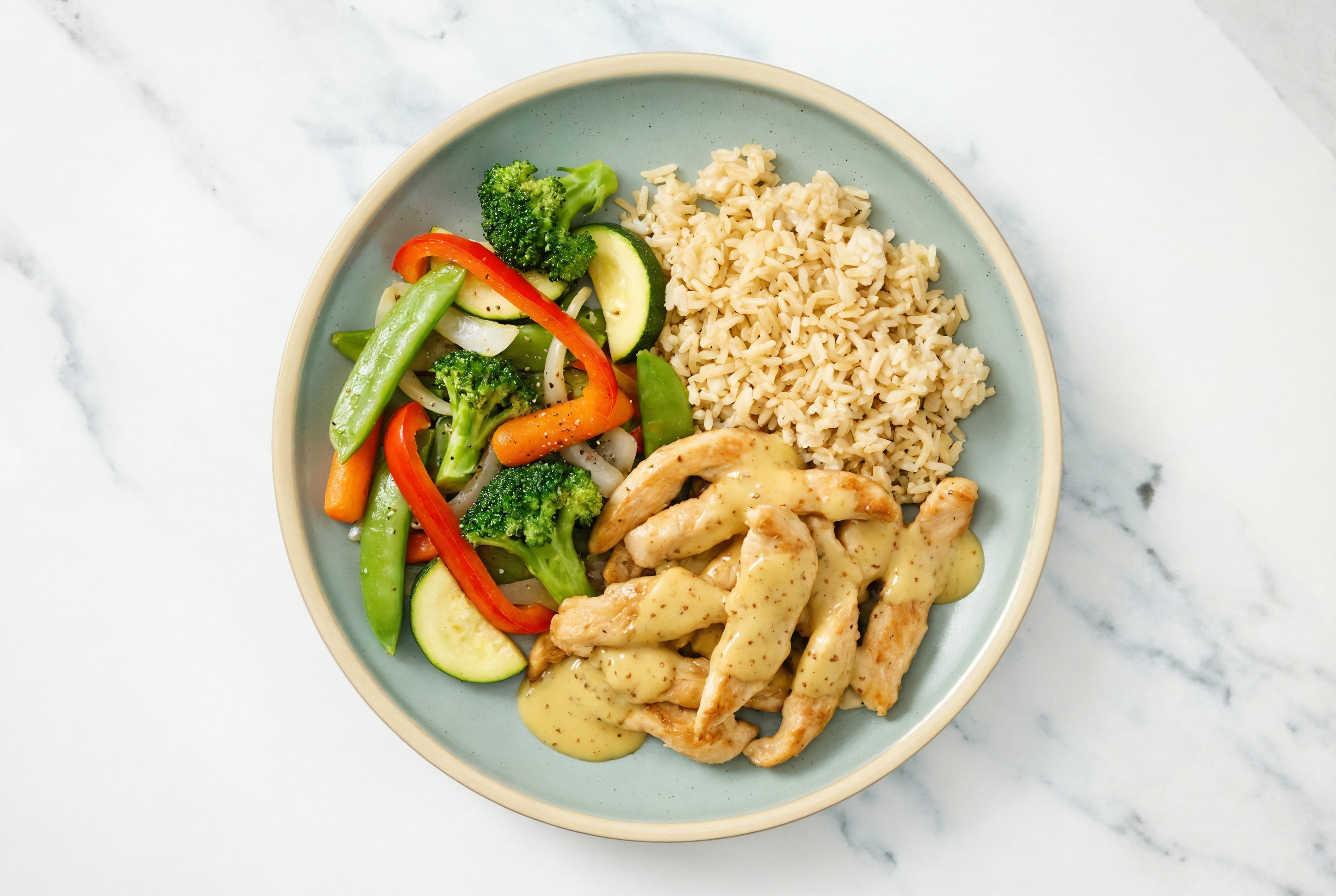 Weeknight Honey Mustard Chicken Stir Fry
