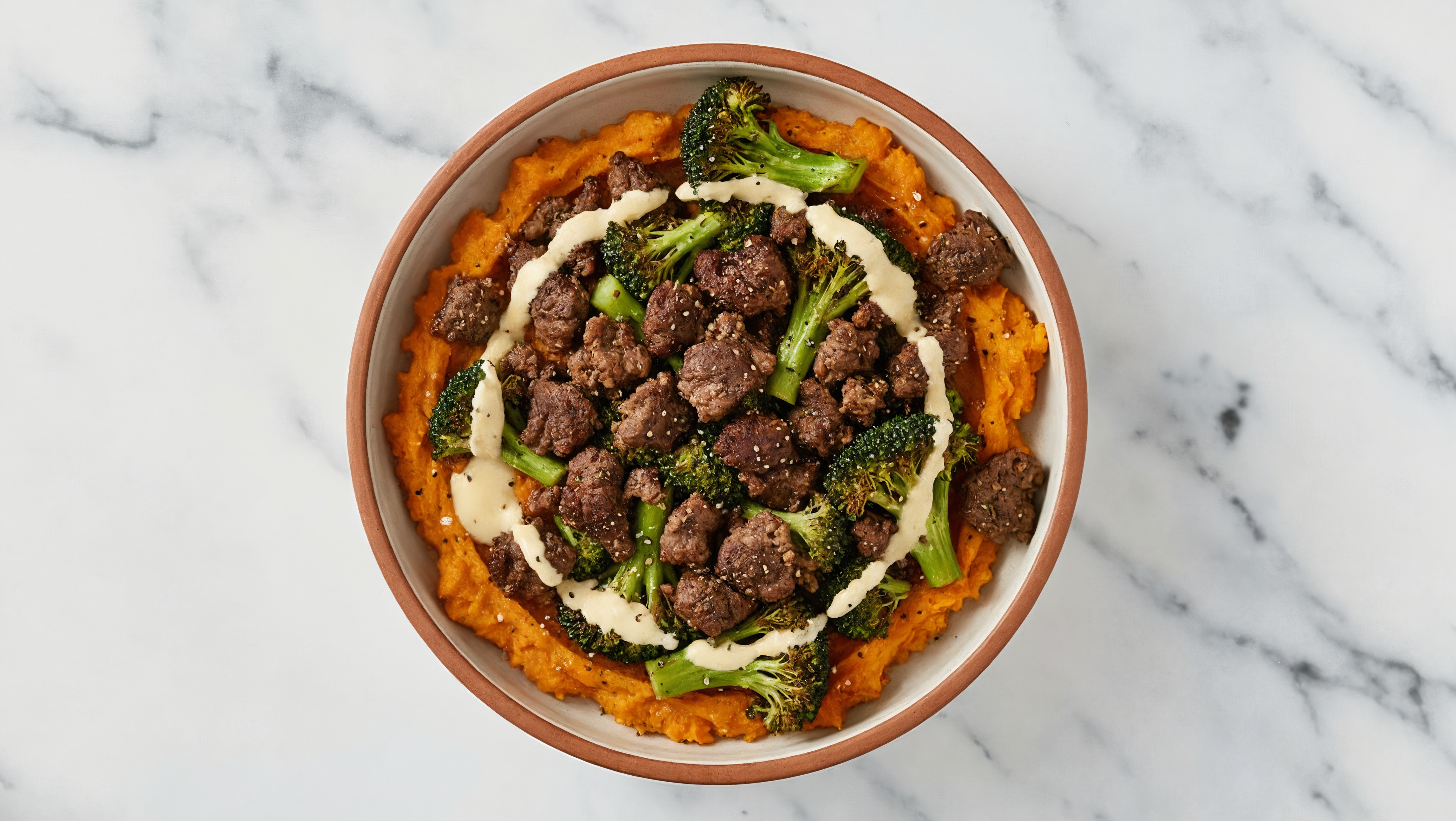 Creamy Horseradish Bison + Organic Broccoli