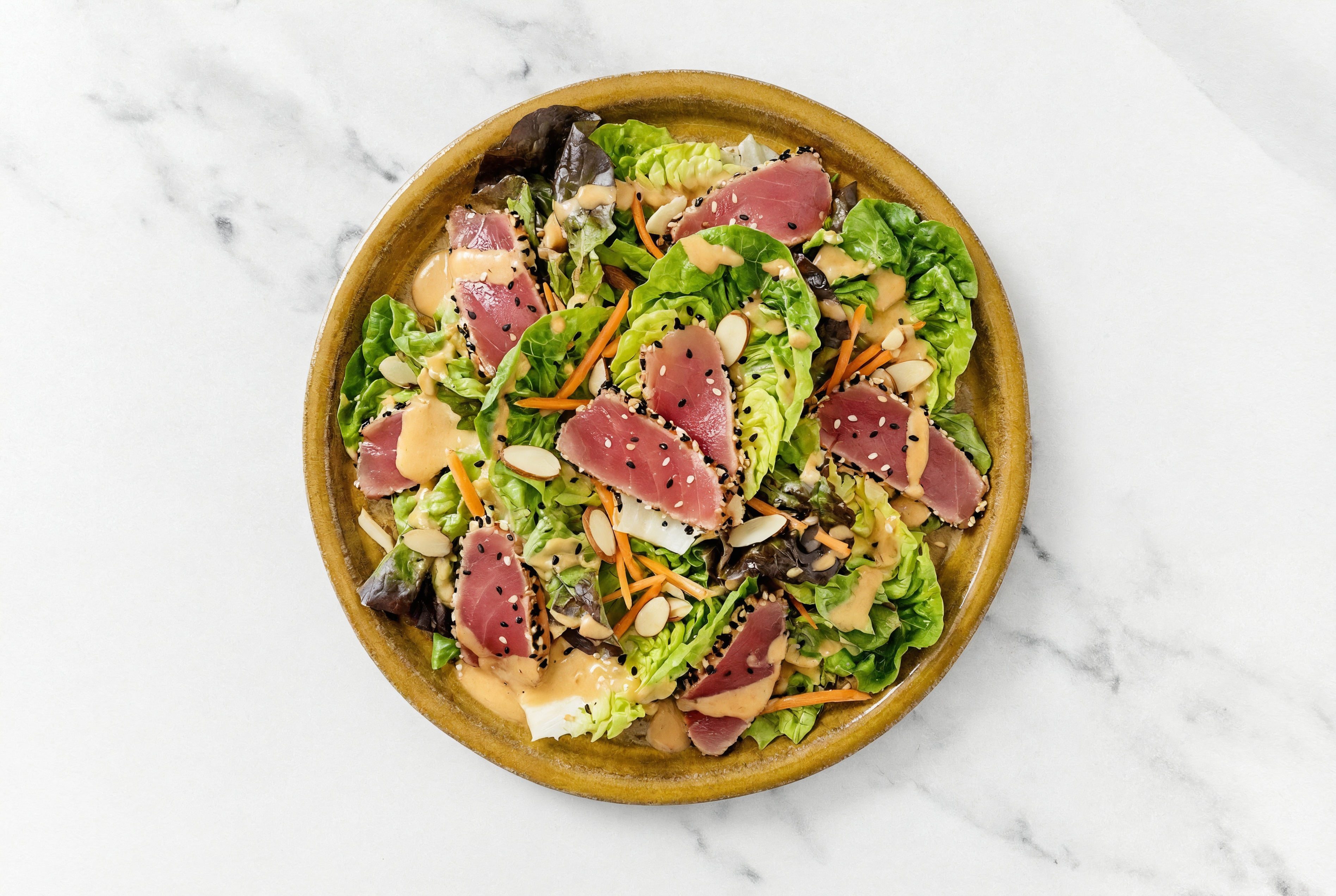 Little Gem Salad with Smoked Tuna