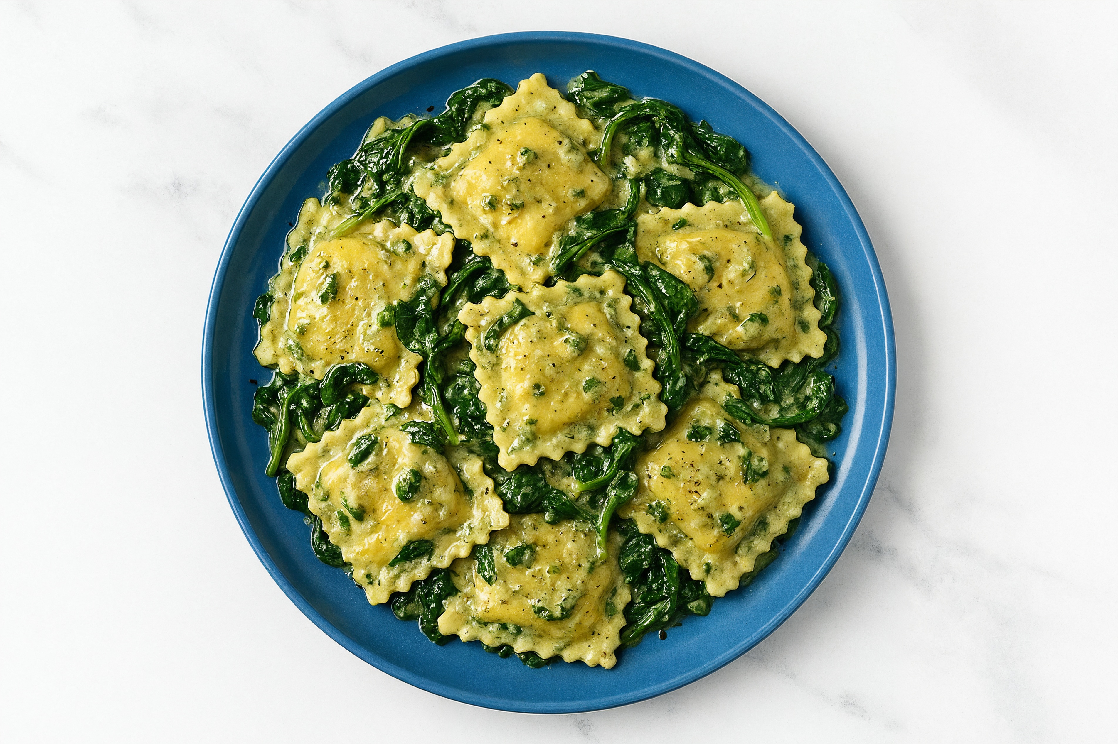 Herby Spinach Artichoke Squash Ravioli