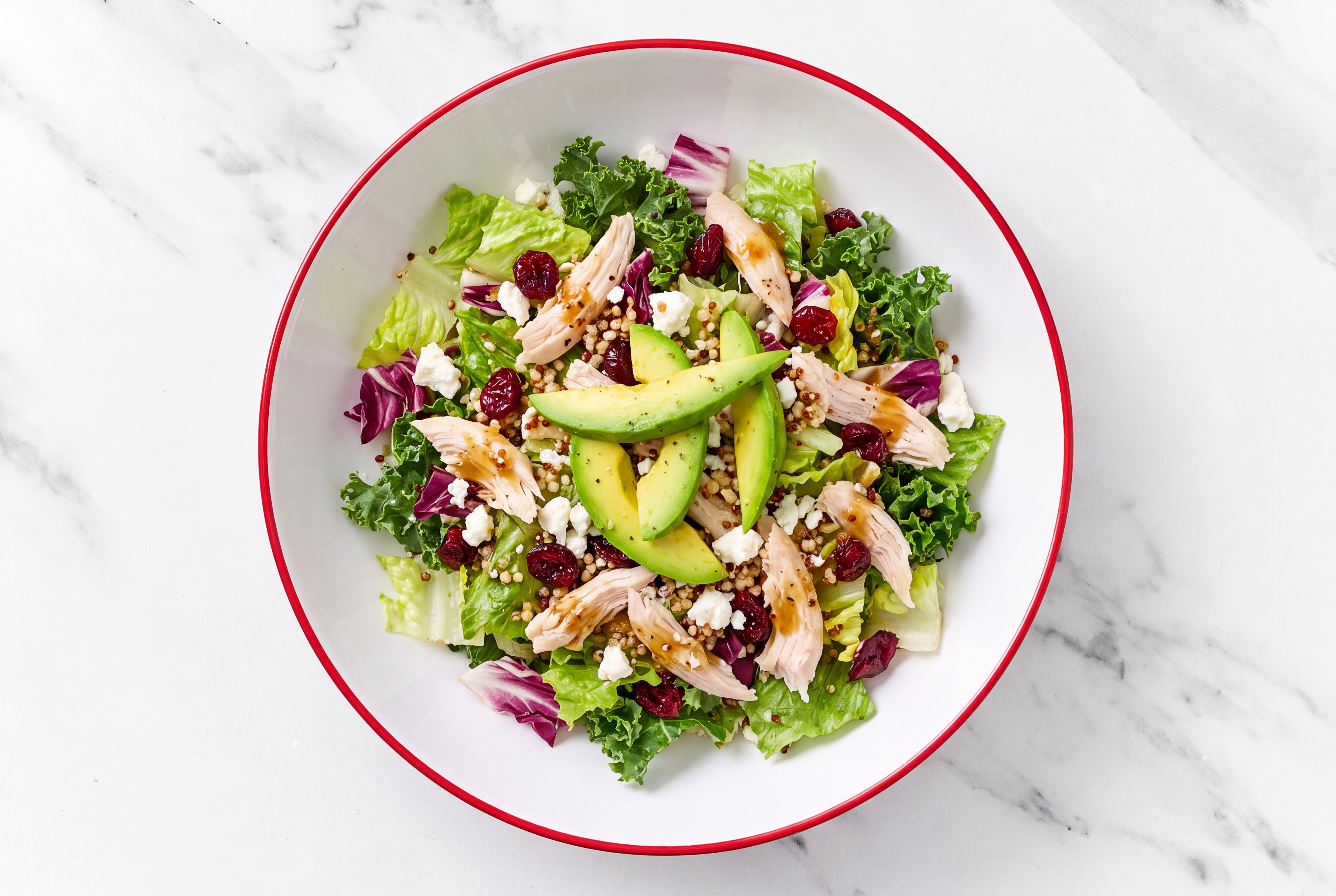 Chicken + Avocado Honey Citrus Salad