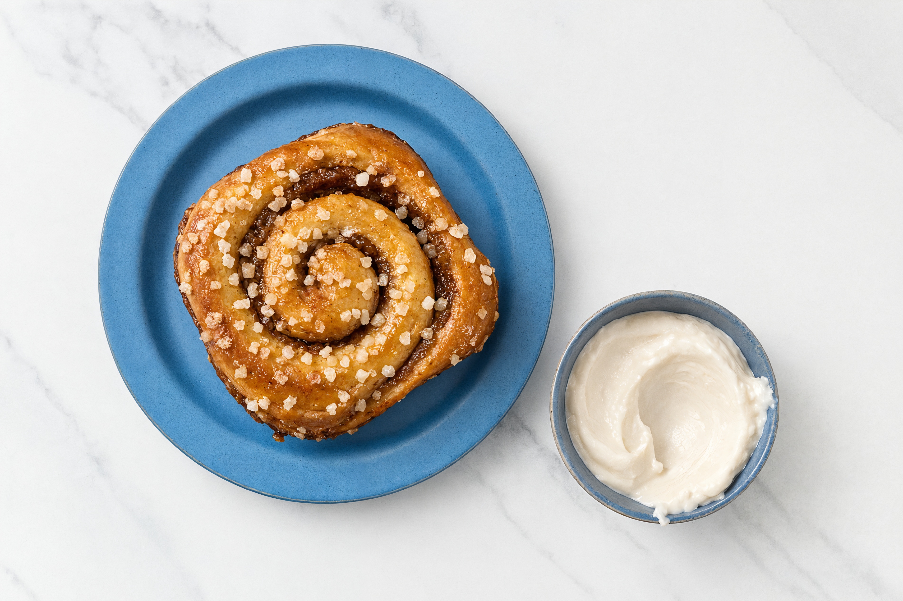 Cinnamon Brioche Rolls & Plain Coconut Yogurt