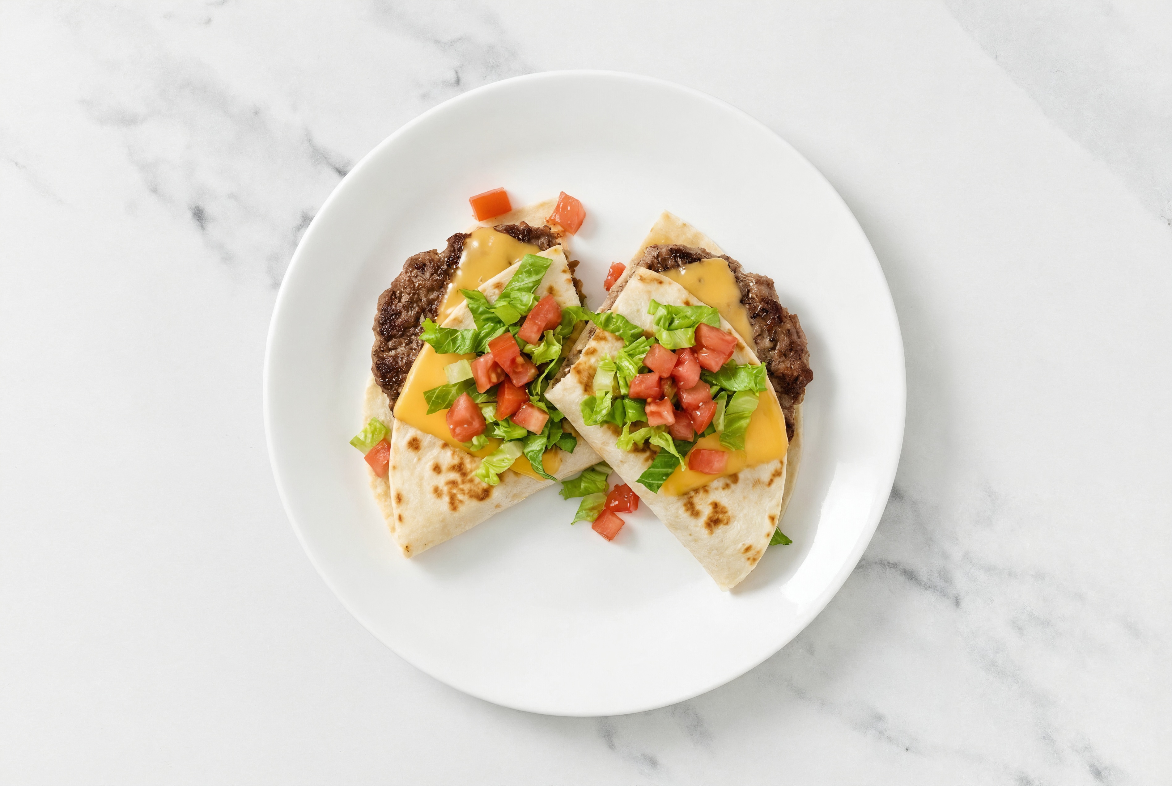 Tavern Cheeseburger Quesadilla