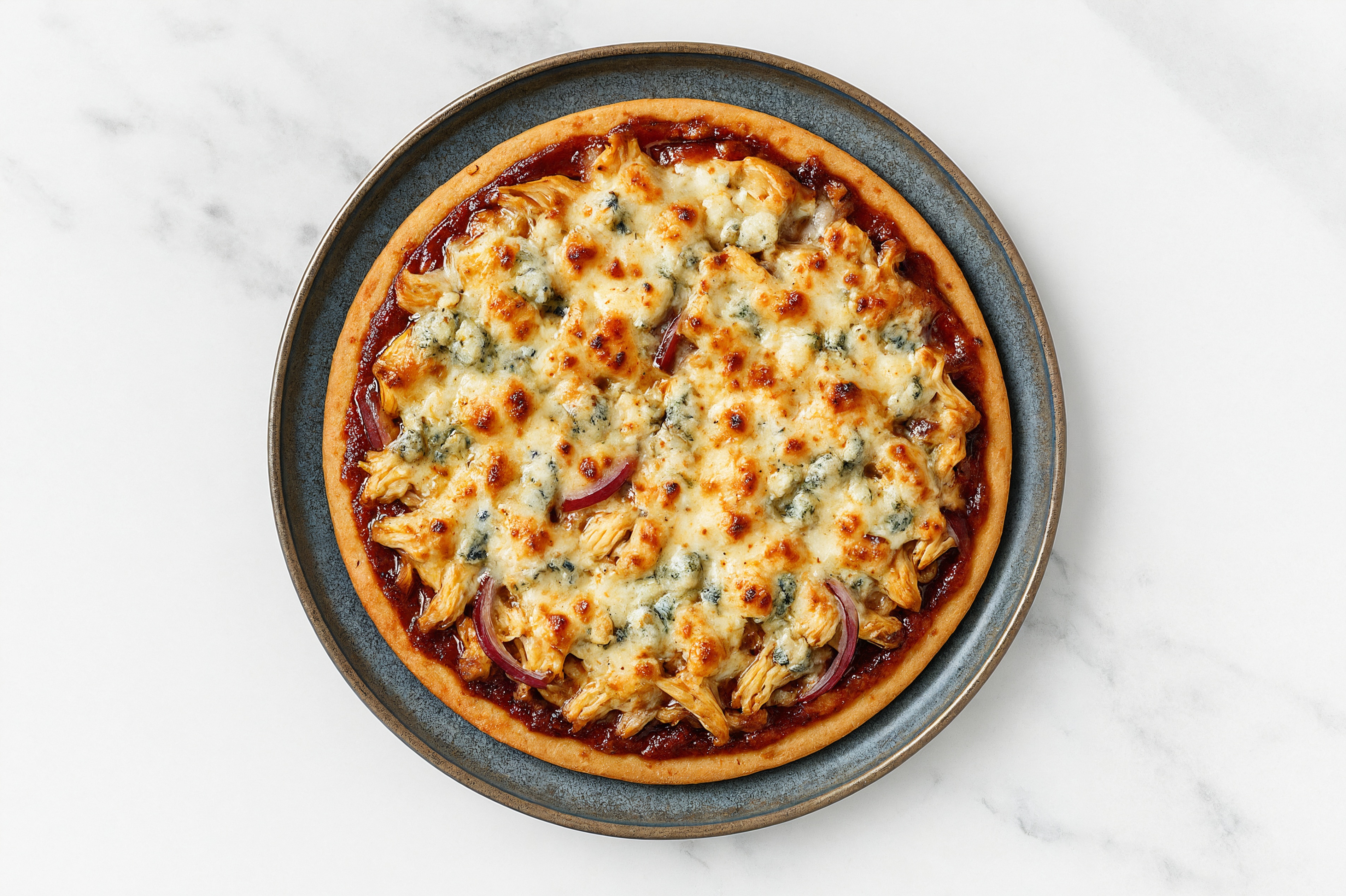 Herby BBQ Pulled Chicken Gluten-Free Pizza Crusts
