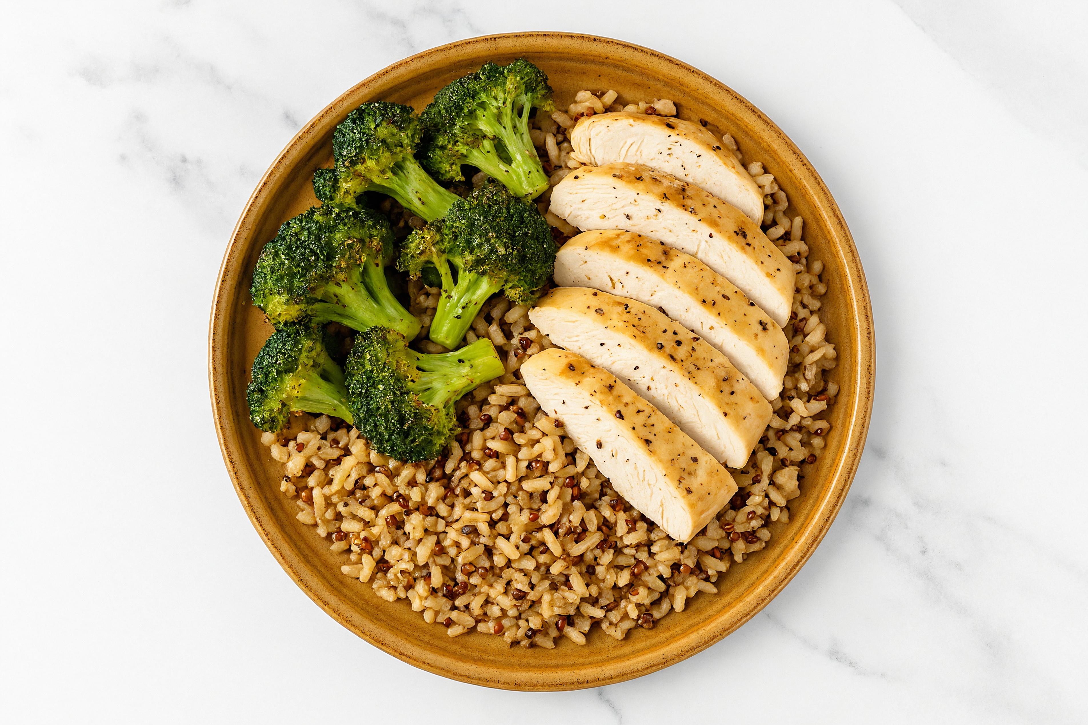 Ranch Chicken + Organic Broccoli Bowl