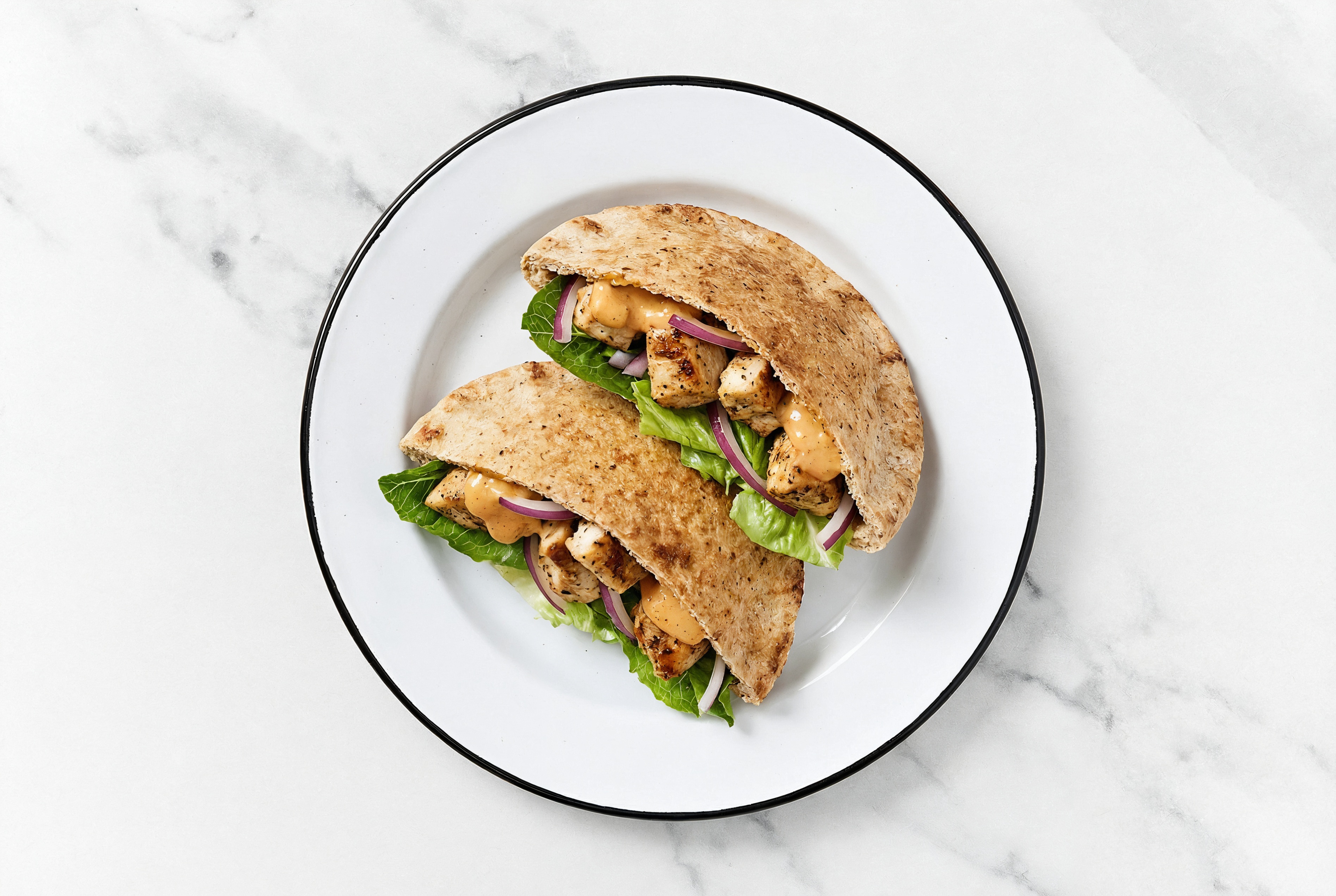 BBQ Chicken Pita