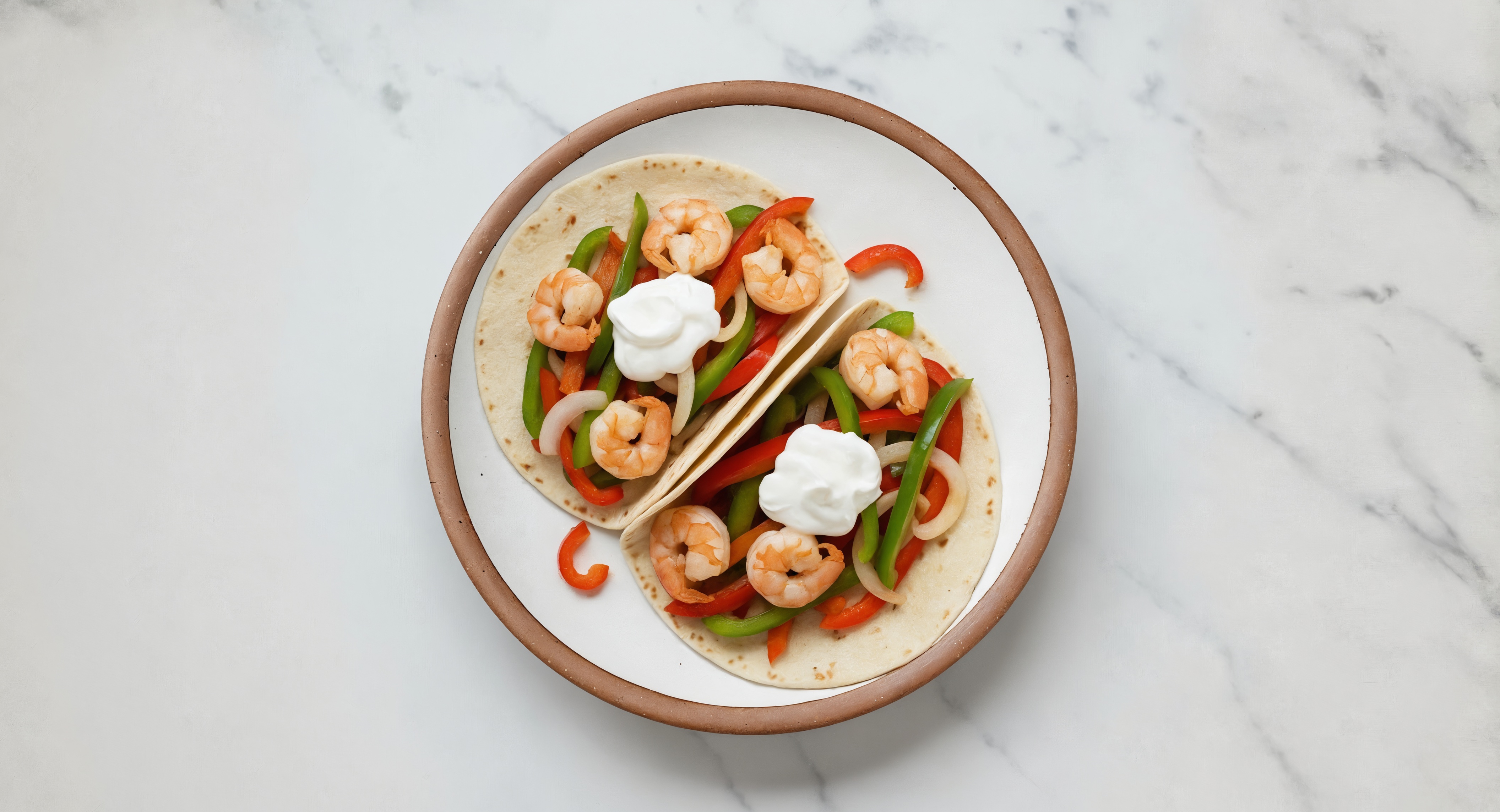 Classic Medium Cooked Shrimp Tacos with Dairy-Free Crema