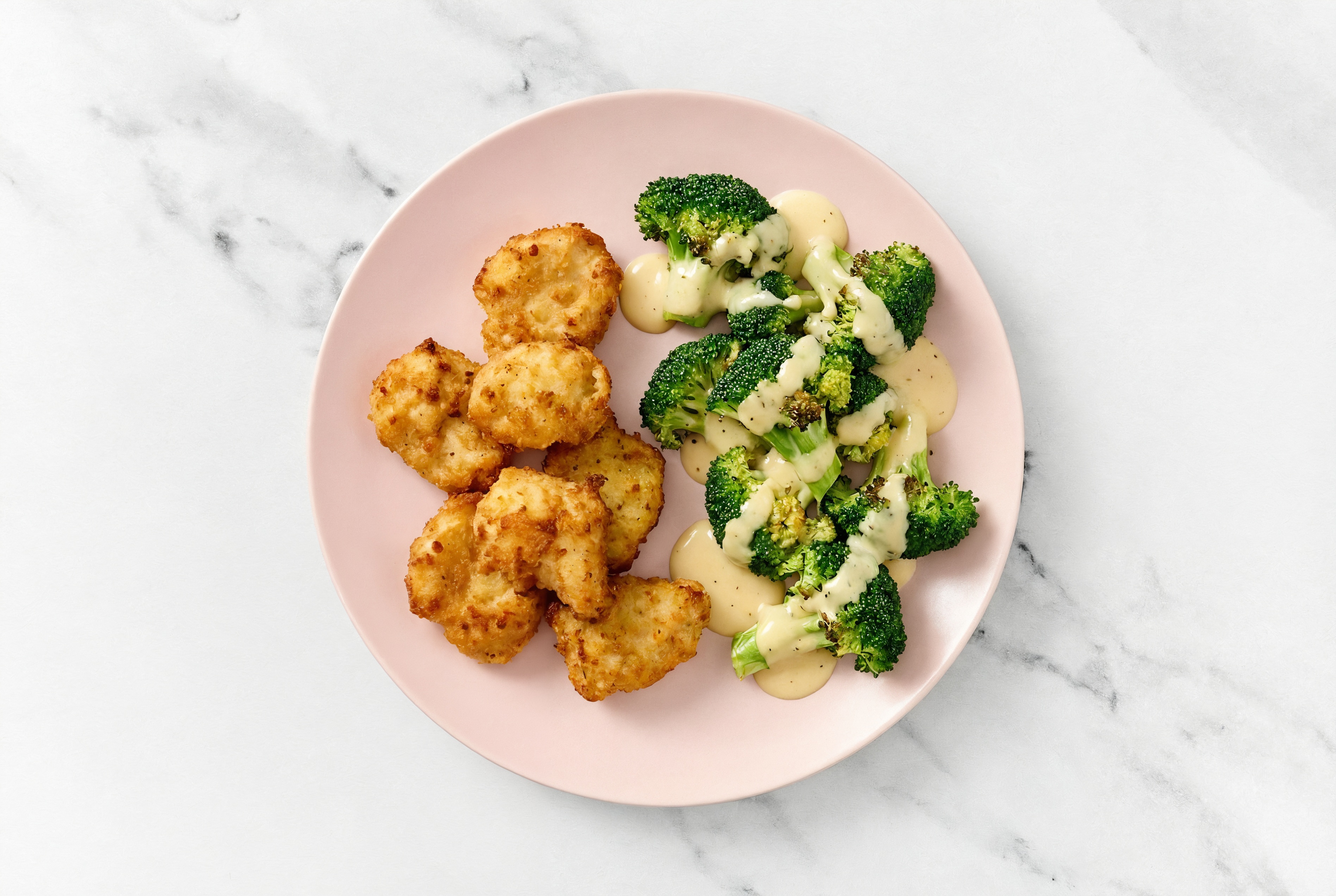 Chicken Nuggets + Creamy Cheddar Organic Broccoli