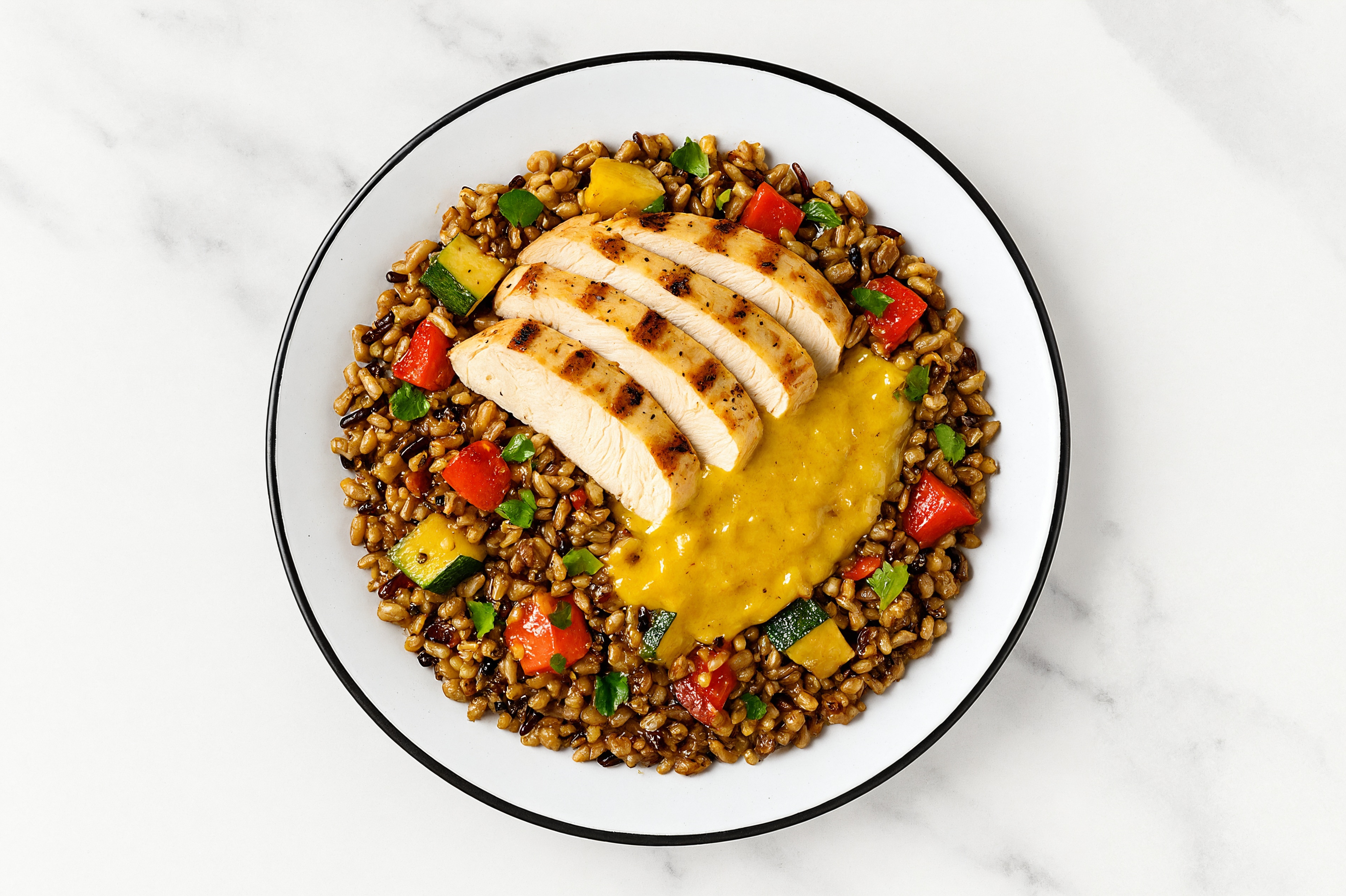 Chicken Curry Bowl with Summer Veggies