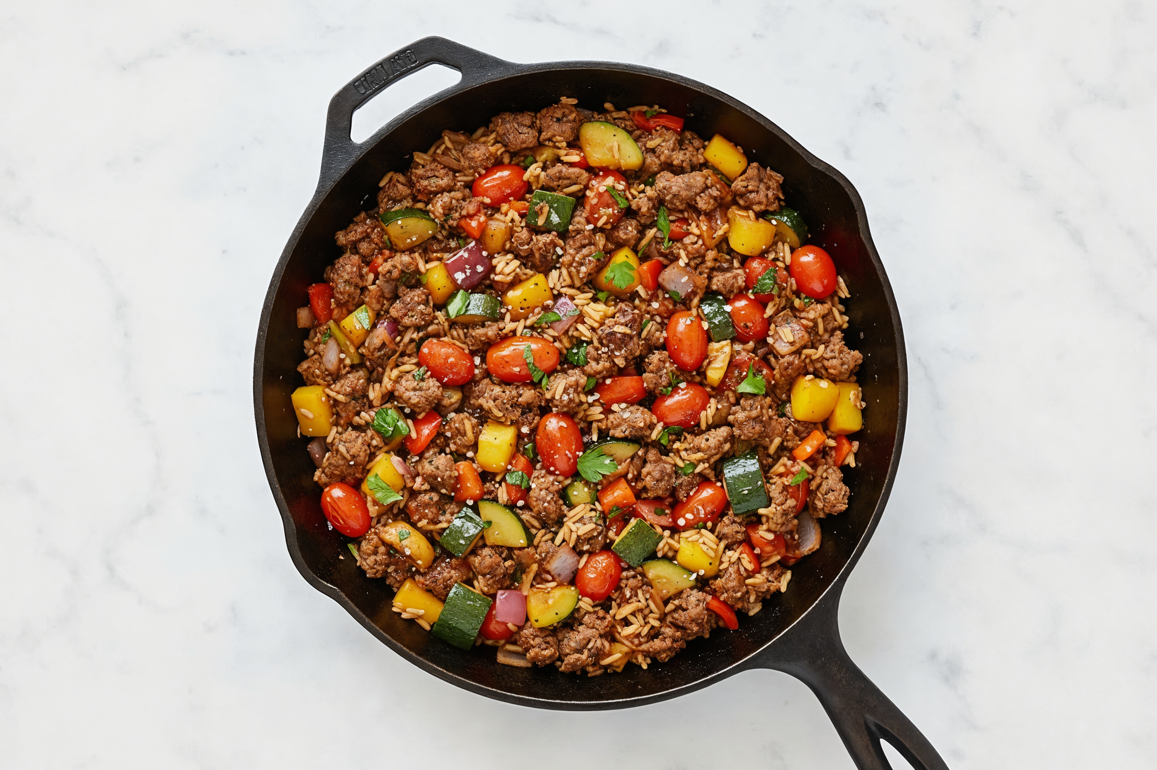  Japanese Bbq Squash + Ground Beef Patties Stir-Fry