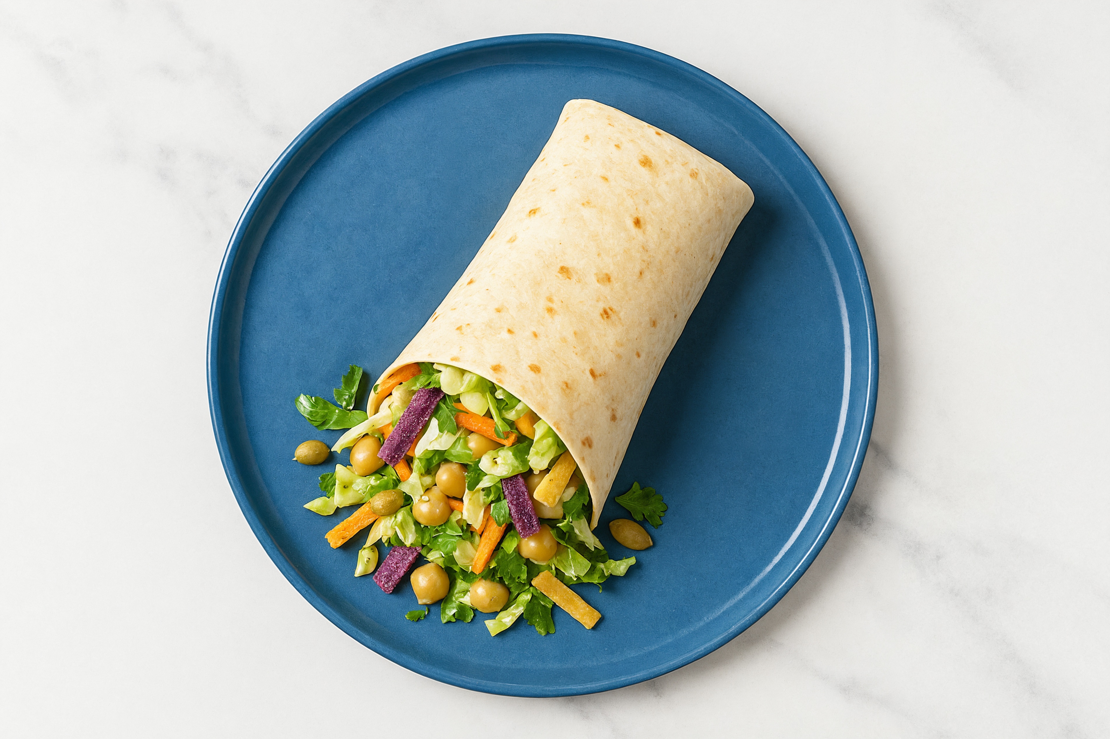 Southwestern Chickpea Wrap