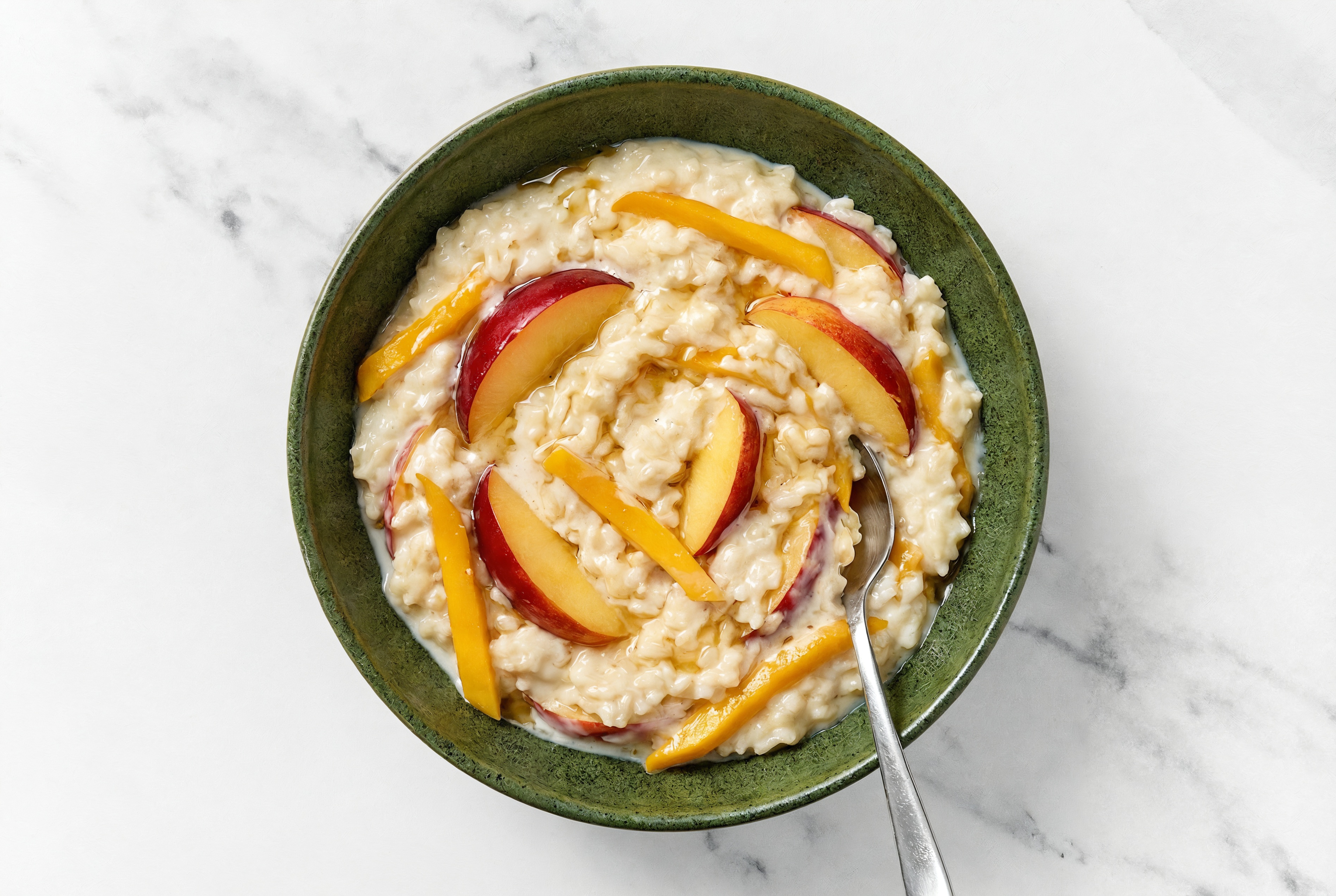 Nectarine + Mango Rice Pudding