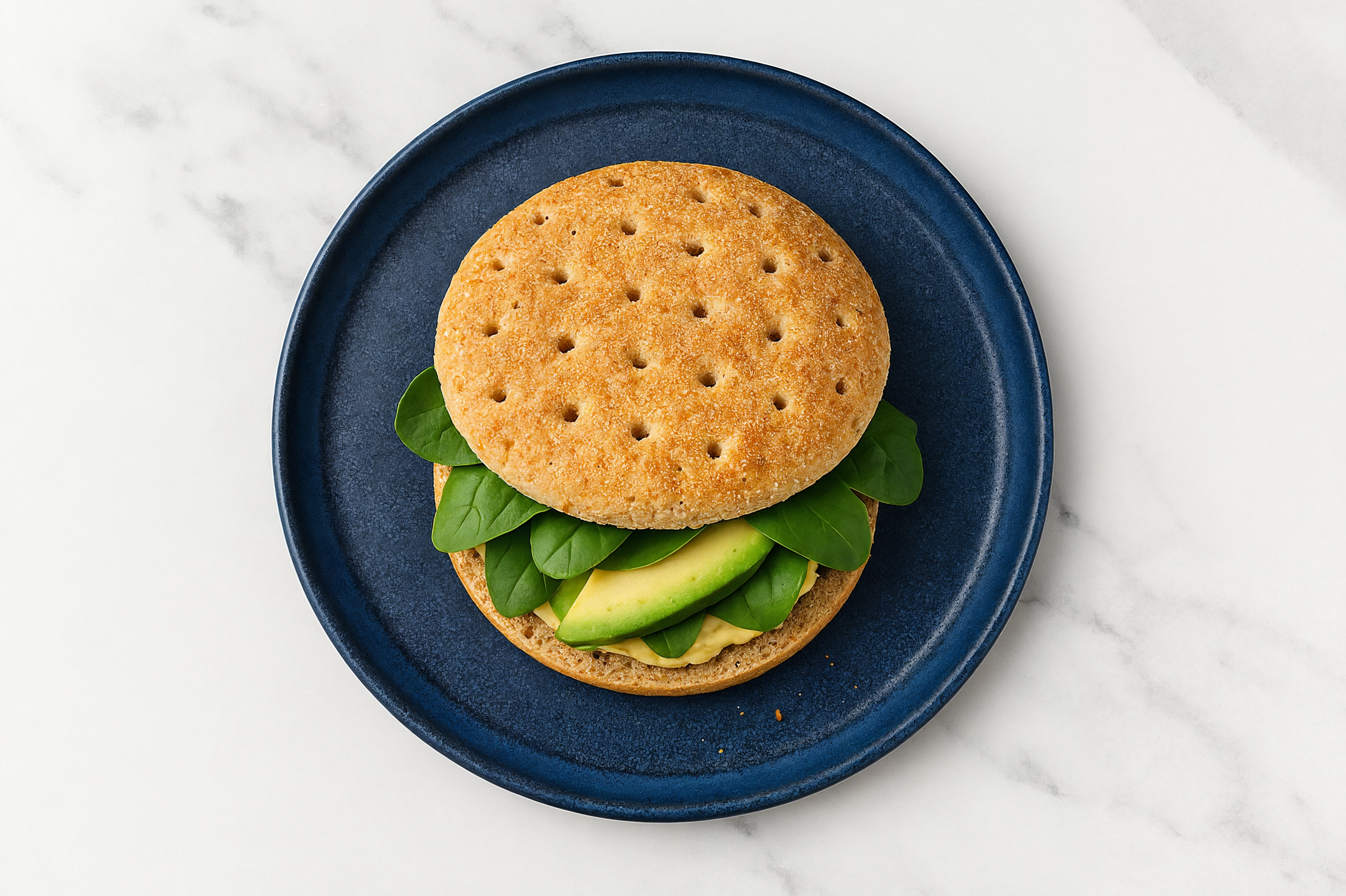  Lemony Lemon Garlic Hummus + Avo OneBun Multigrain Sandwich