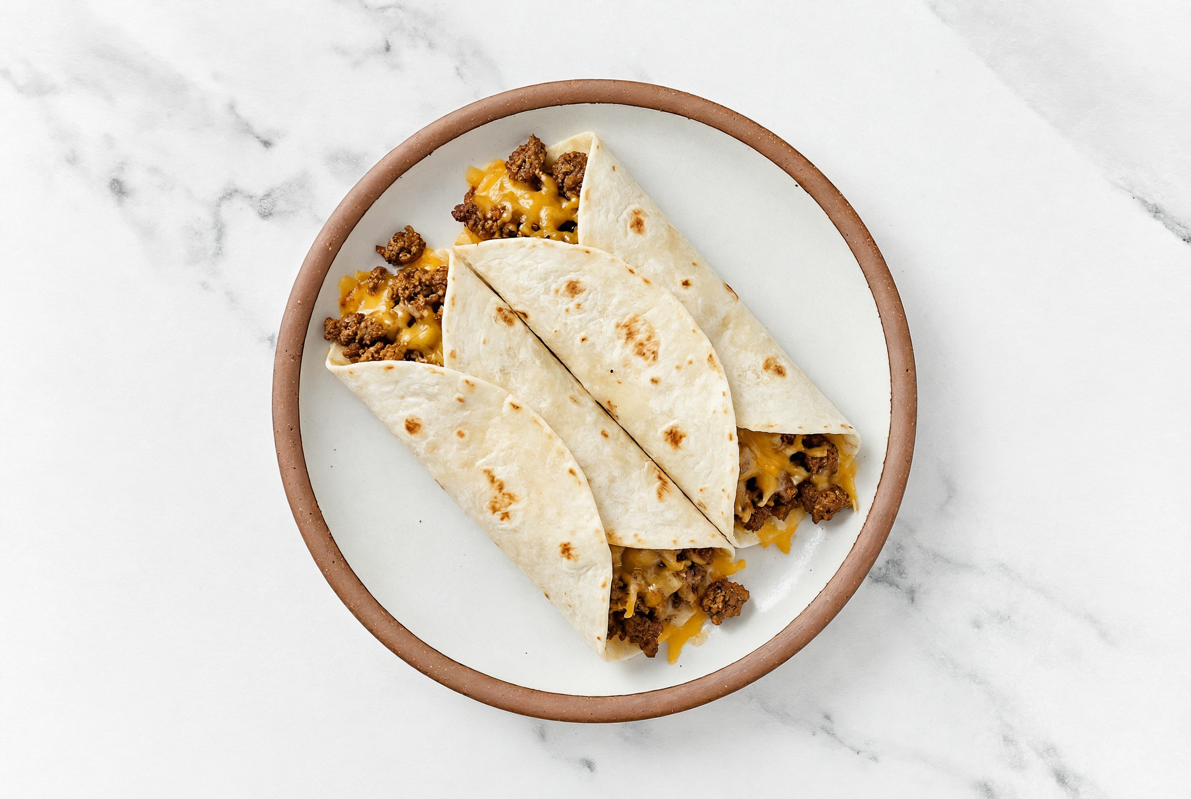 Hearty Supremely Cheesy Lamb Burritos