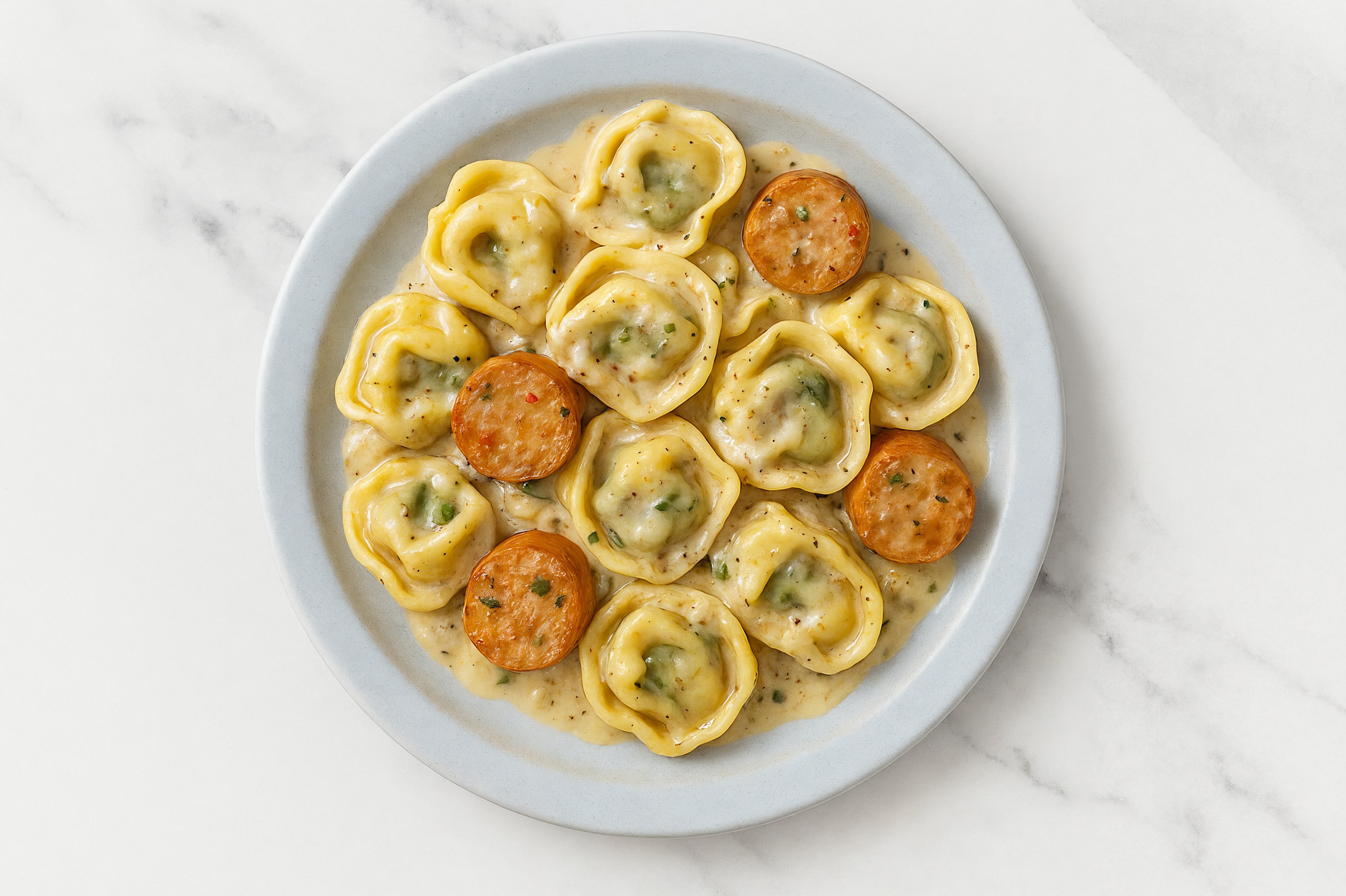 Truffle Tortellini with Italian Chicken Sausage