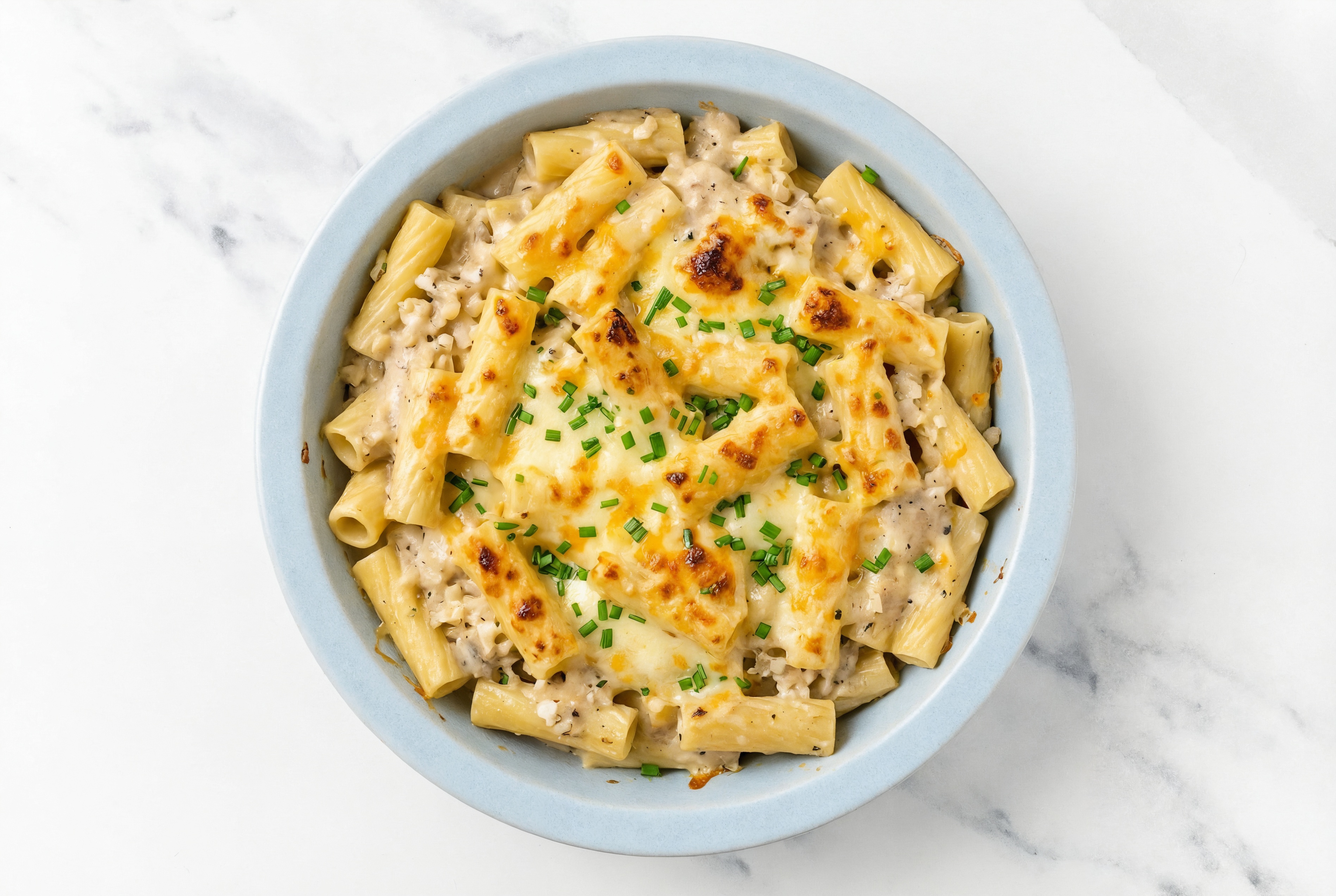 Baked Cauliflower Mac 'n Cheese with Shredded Sharp Cheddar Cheese